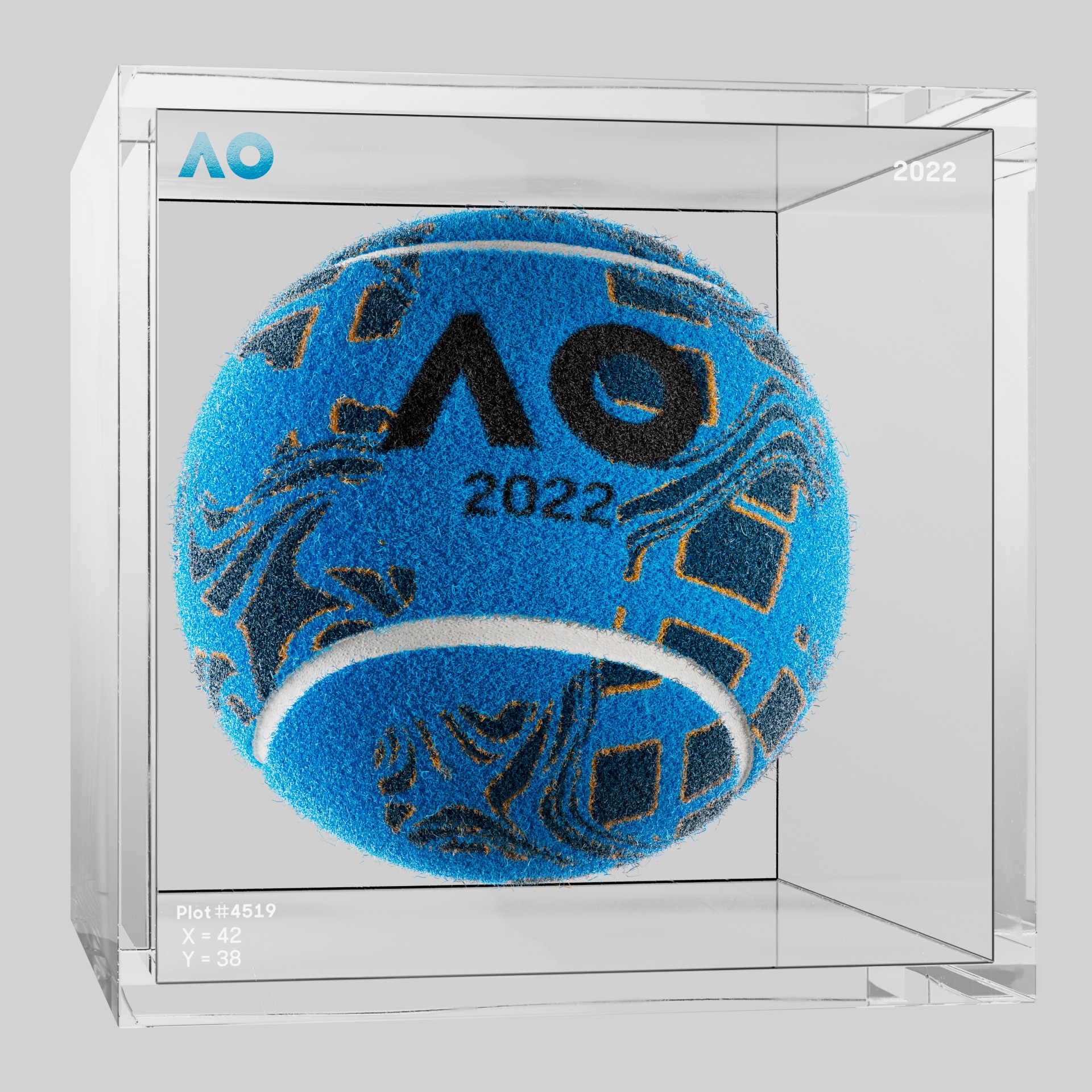 The Australian Open - The Australian Open Art Ball - AO Art Ball #1920 - NFT # 1920