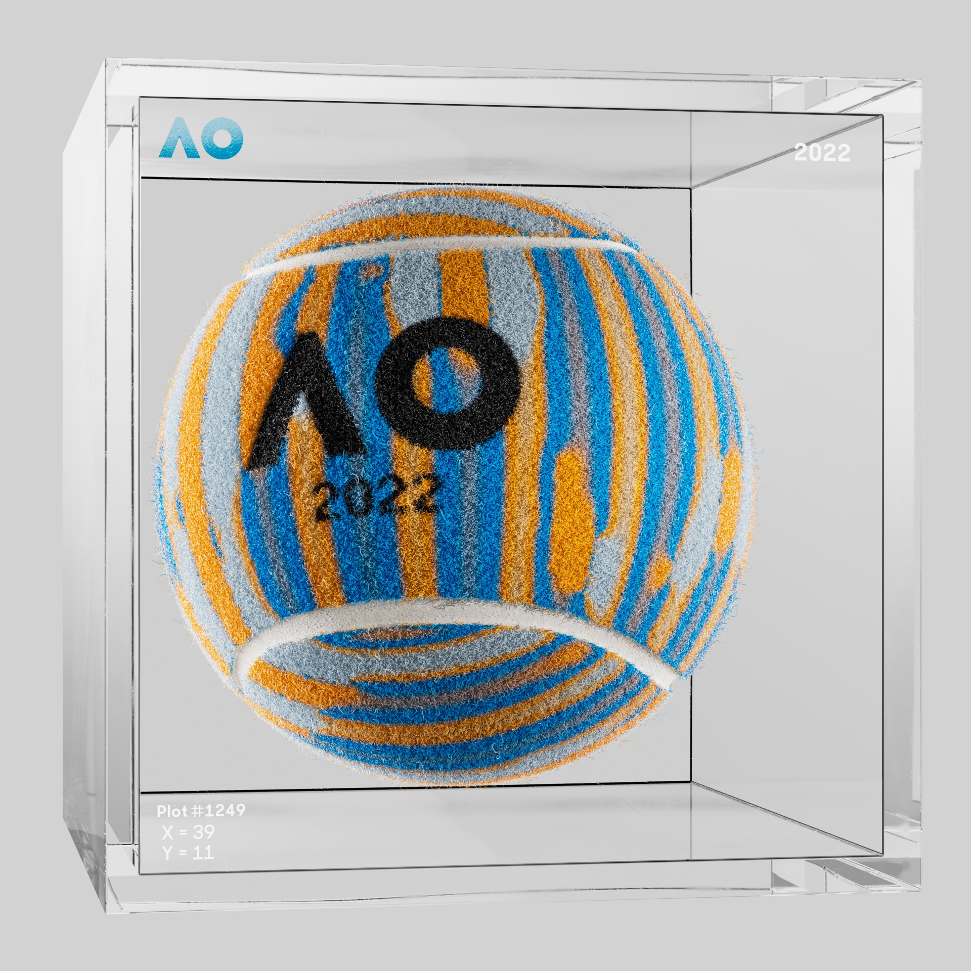 The Australian Open - The Australian Open Art Ball - AO Art Ball #1936 - NFT # 1936