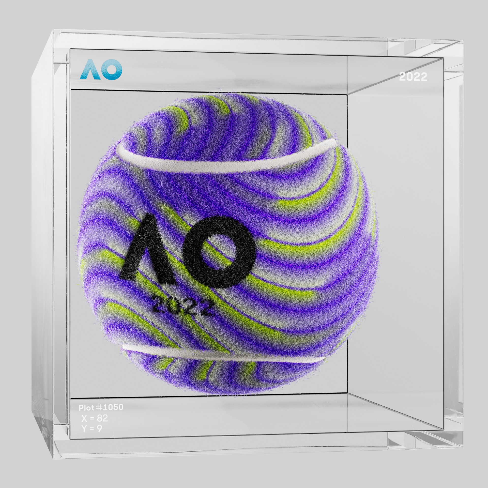 The Australian Open - The Australian Open Art Ball - AO Art Ball #1959 - NFT # 1959