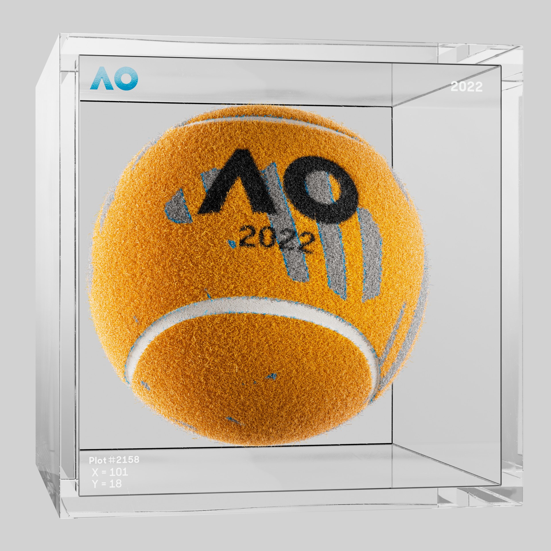 The Australian Open - The Australian Open Art Ball - AO Art Ball #1964 - NFT # 1964