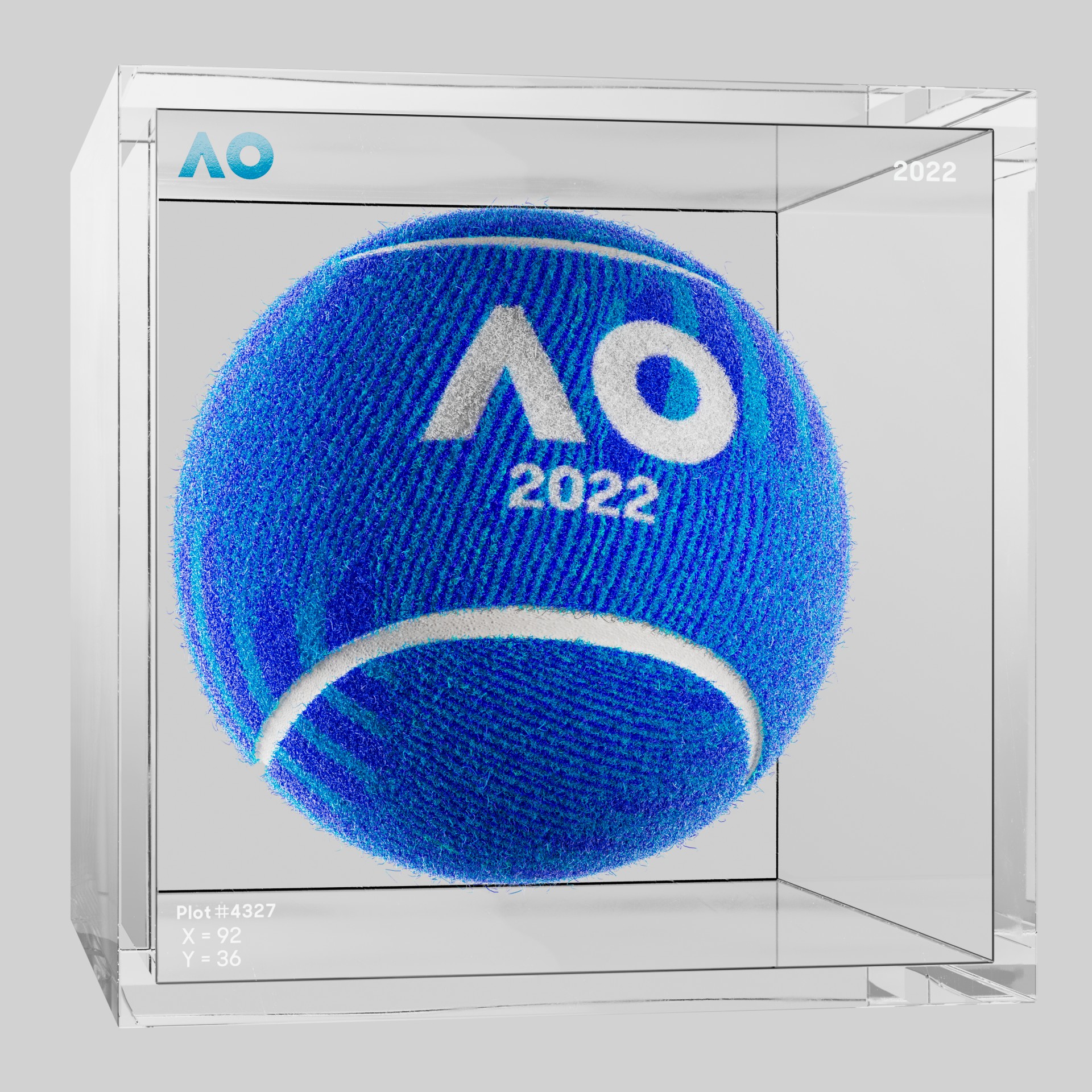 The Australian Open - The Australian Open Art Ball - AO Art Ball #1976 - NFT # 1976