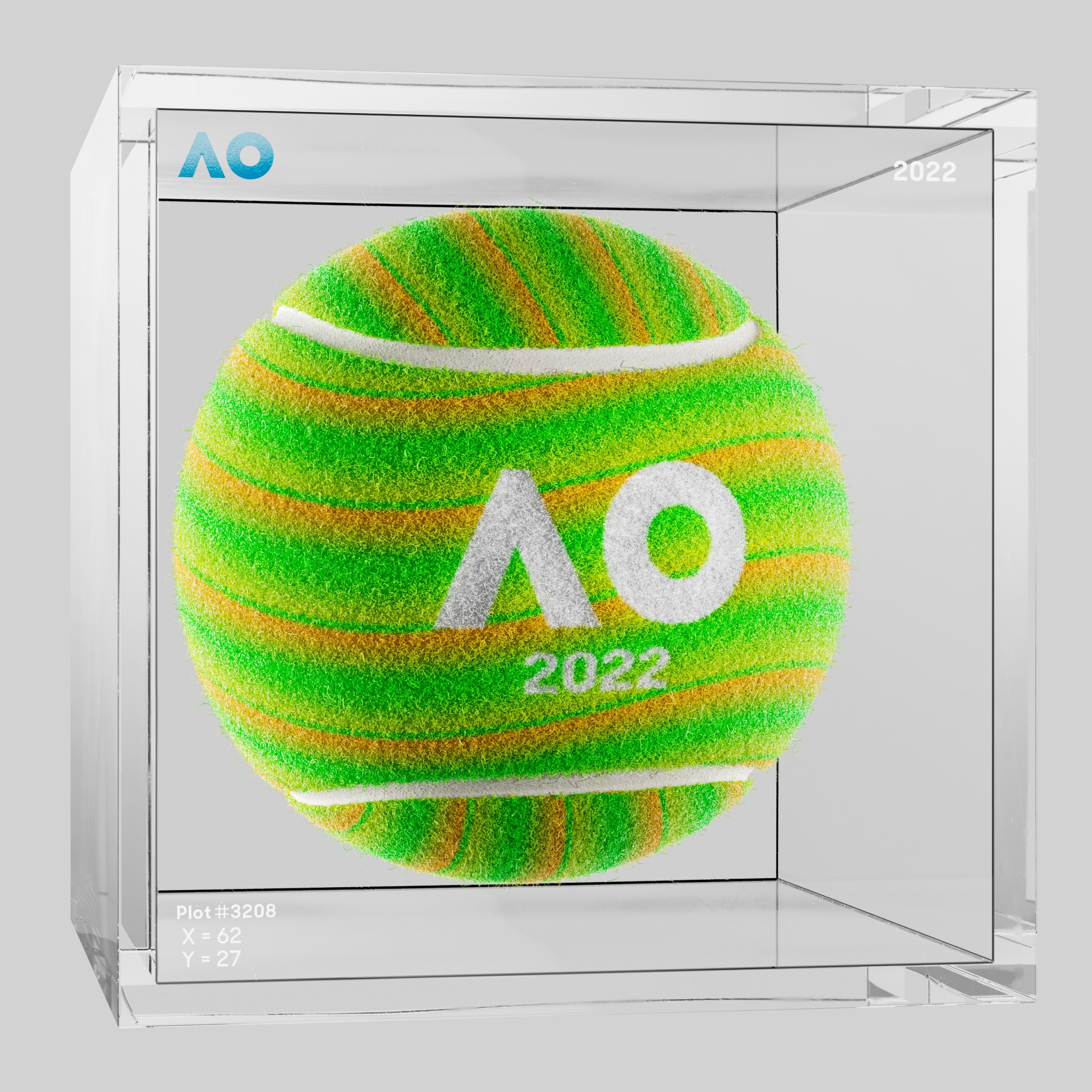 The Australian Open - The Australian Open Art Ball - AO Art Ball #1993 - NFT # 1993