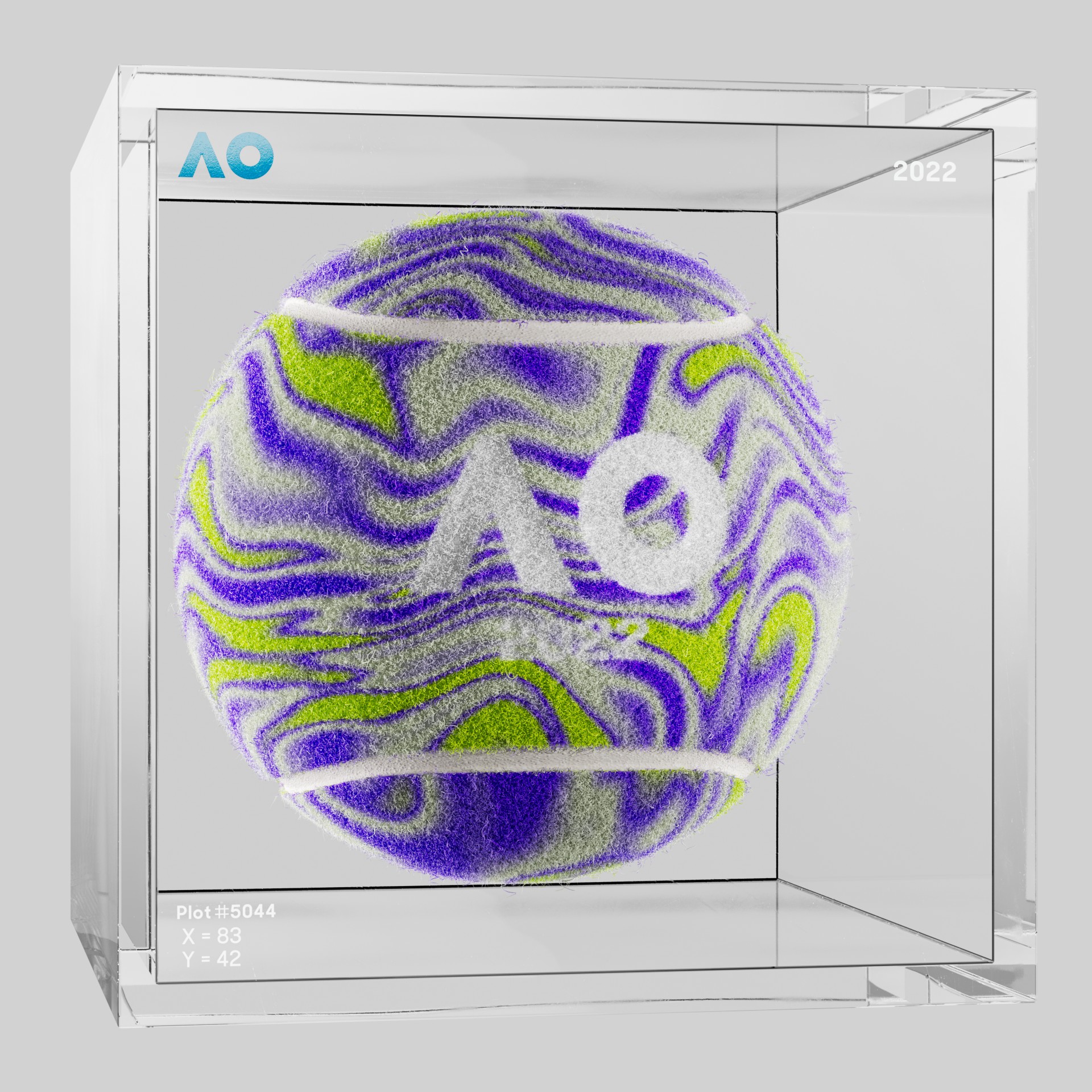 The Australian Open - The Australian Open Art Ball - AO Art Ball #200 - NFT # 200