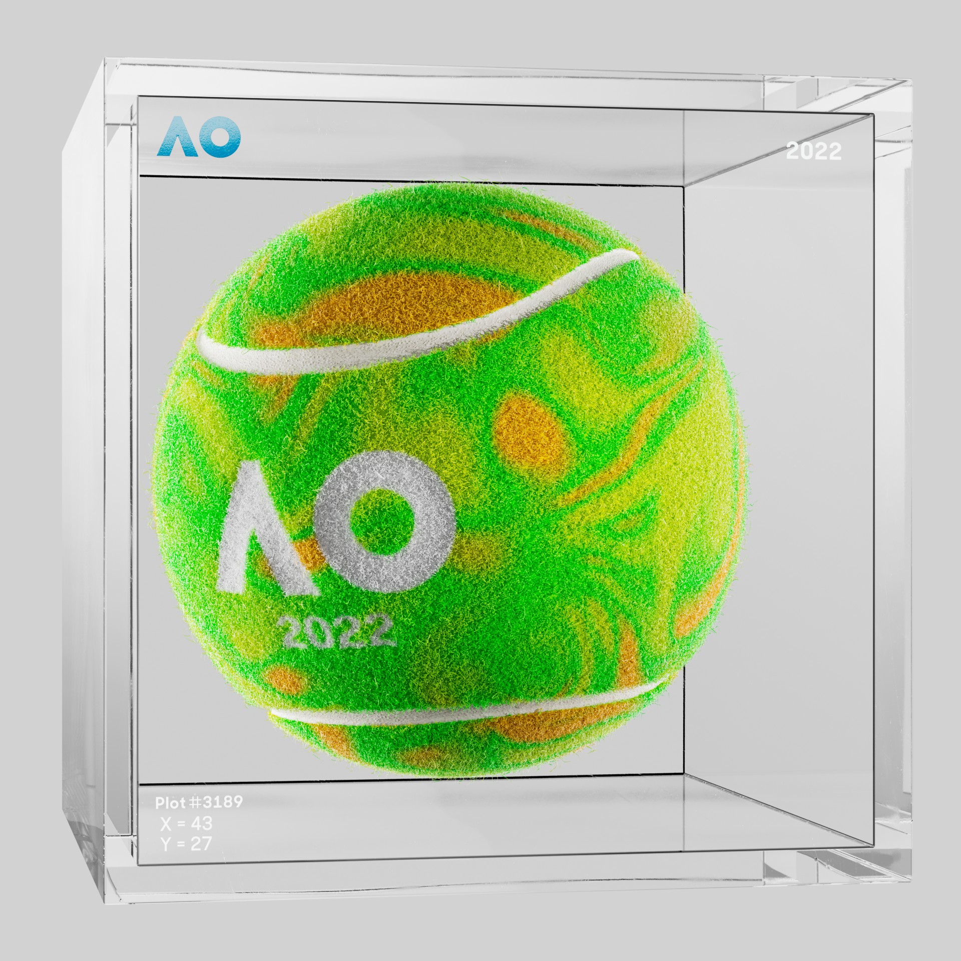 The Australian Open - The Australian Open Art Ball - AO Art Ball #2003 - NFT # 2003