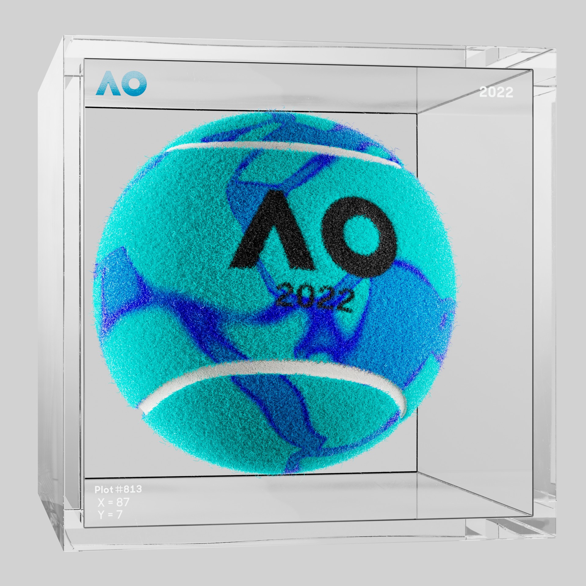 The Australian Open - The Australian Open Art Ball - AO Art Ball #2004 - NFT # 2004