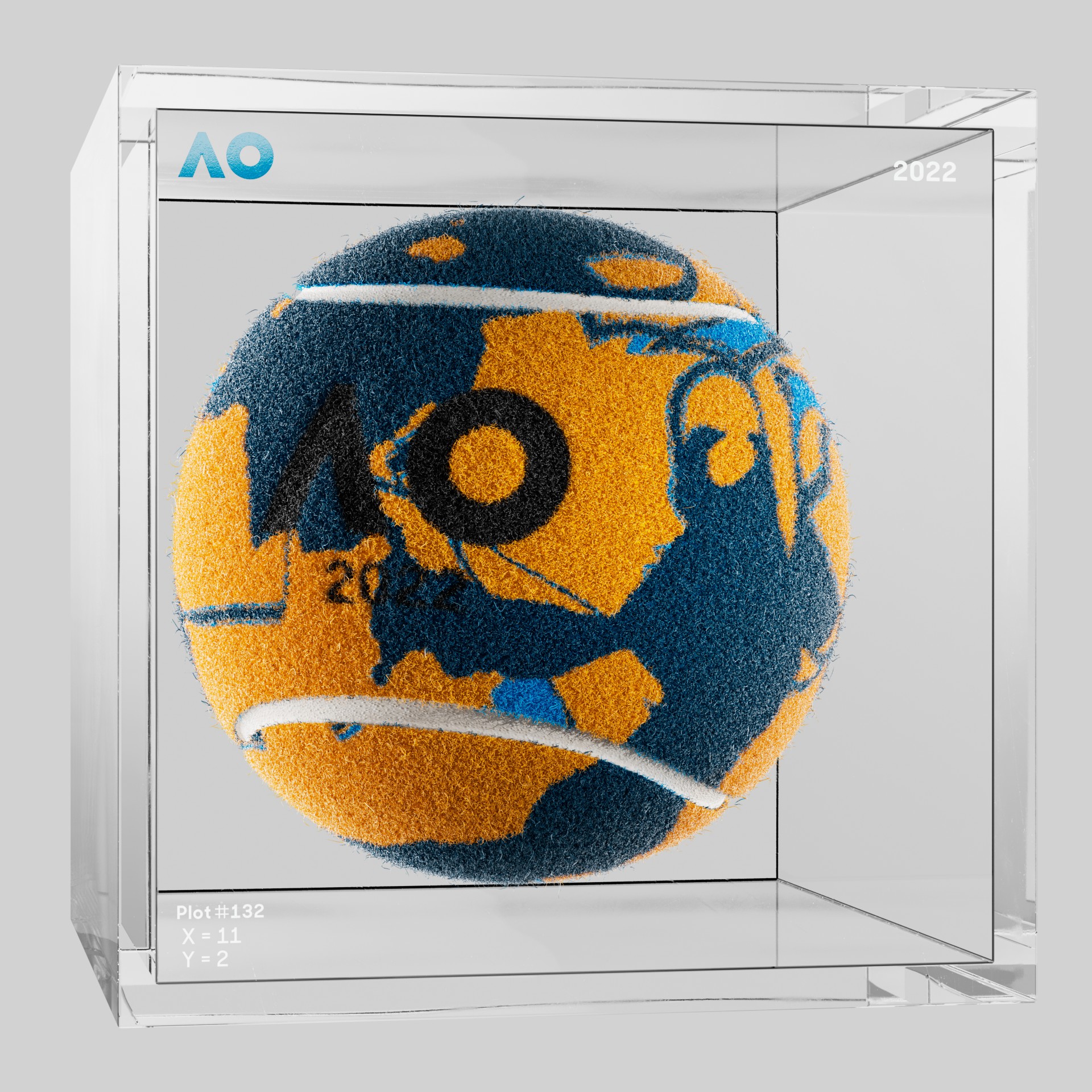 The Australian Open - The Australian Open Art Ball - AO Art Ball #2005 - NFT # 2005