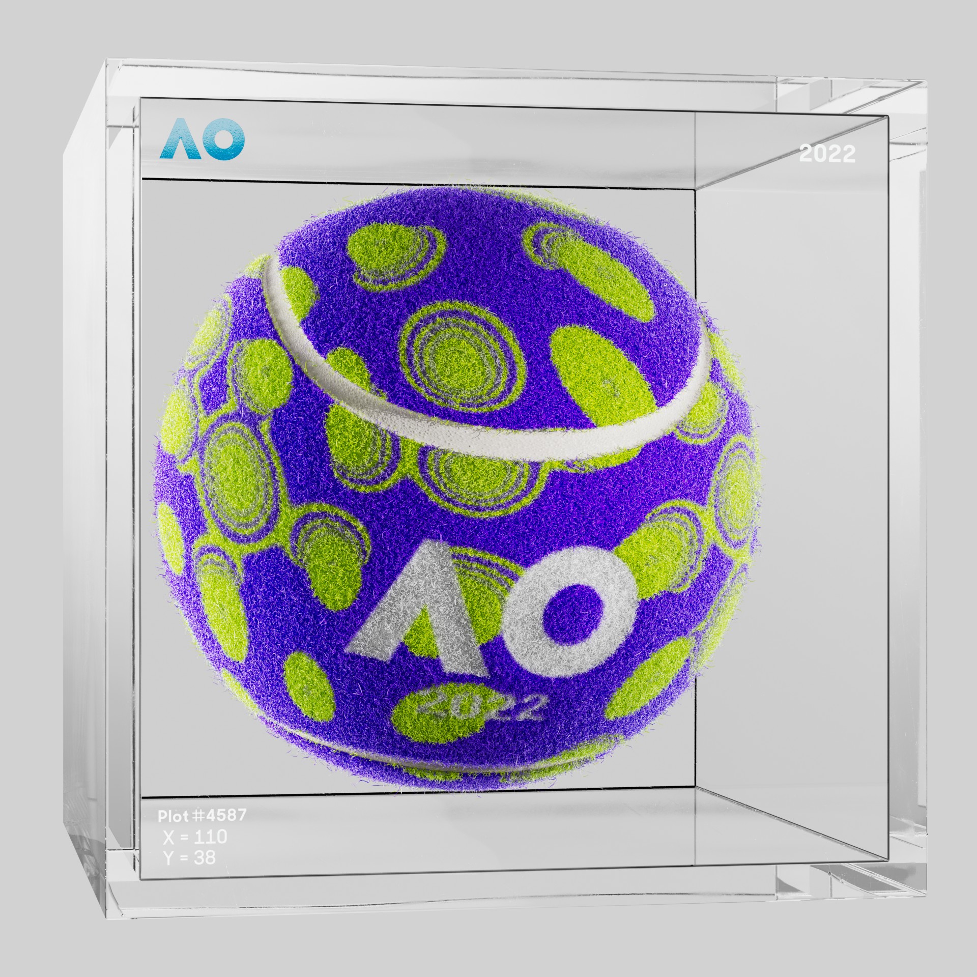 The Australian Open - The Australian Open Art Ball - AO Art Ball #2011 - NFT # 2011