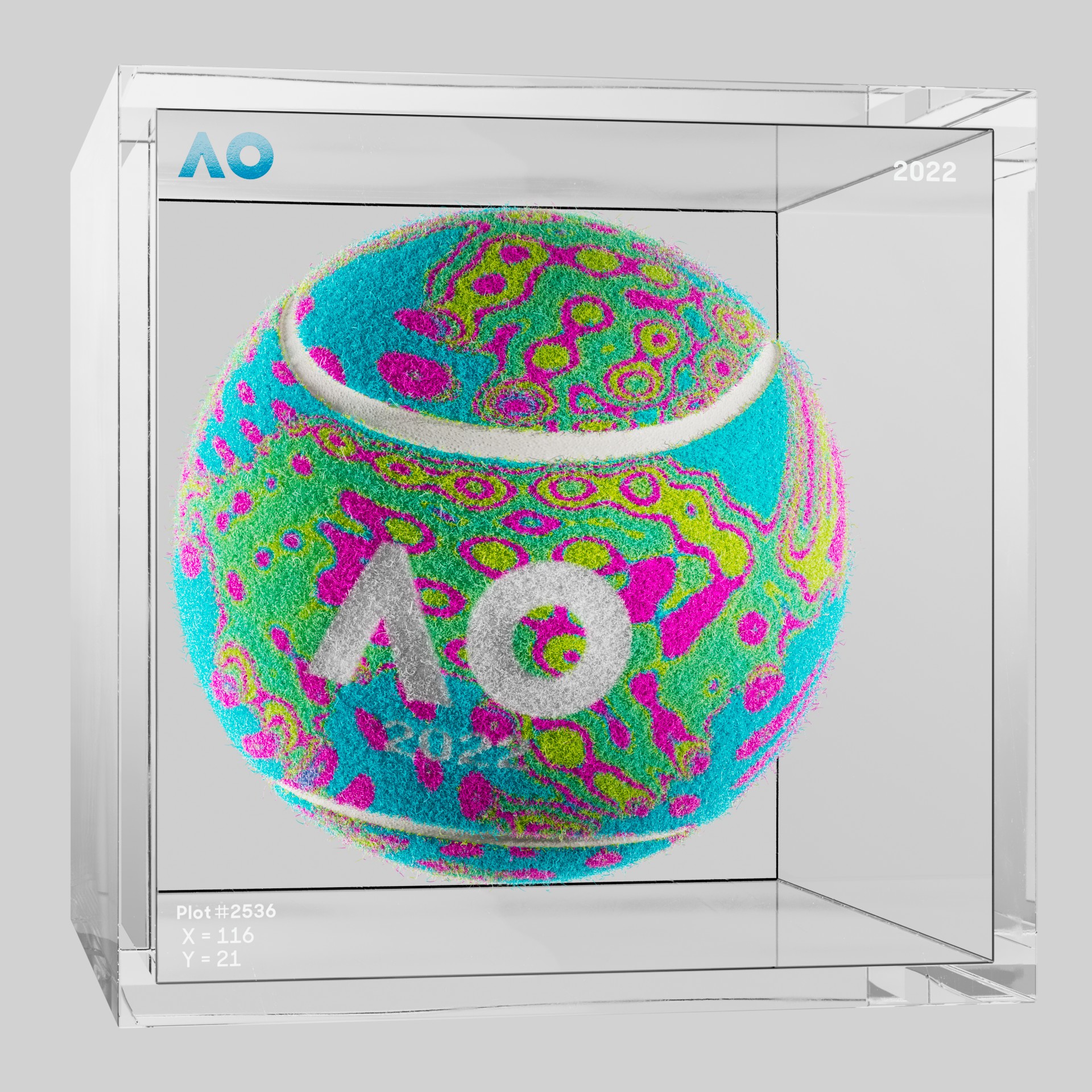 The Australian Open - The Australian Open Art Ball - AO Art Ball #2017 - NFT # 2017