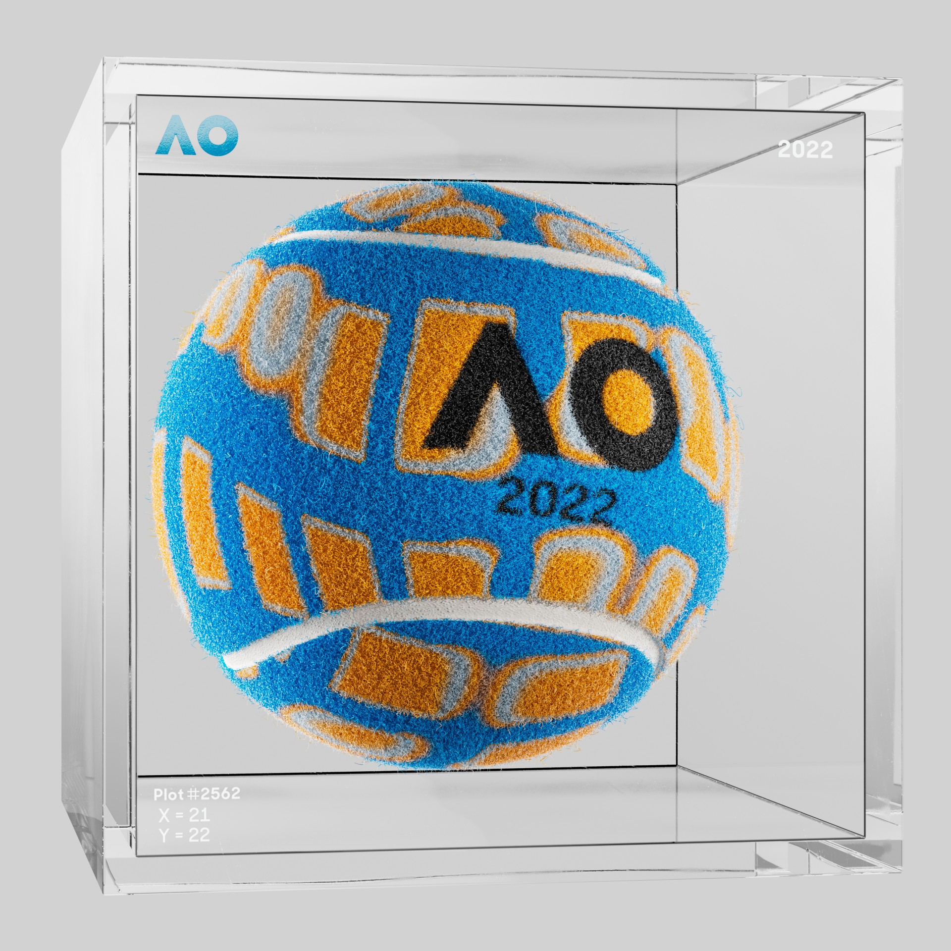 The Australian Open - The Australian Open Art Ball - AO Art Ball #2018 - NFT # 2018