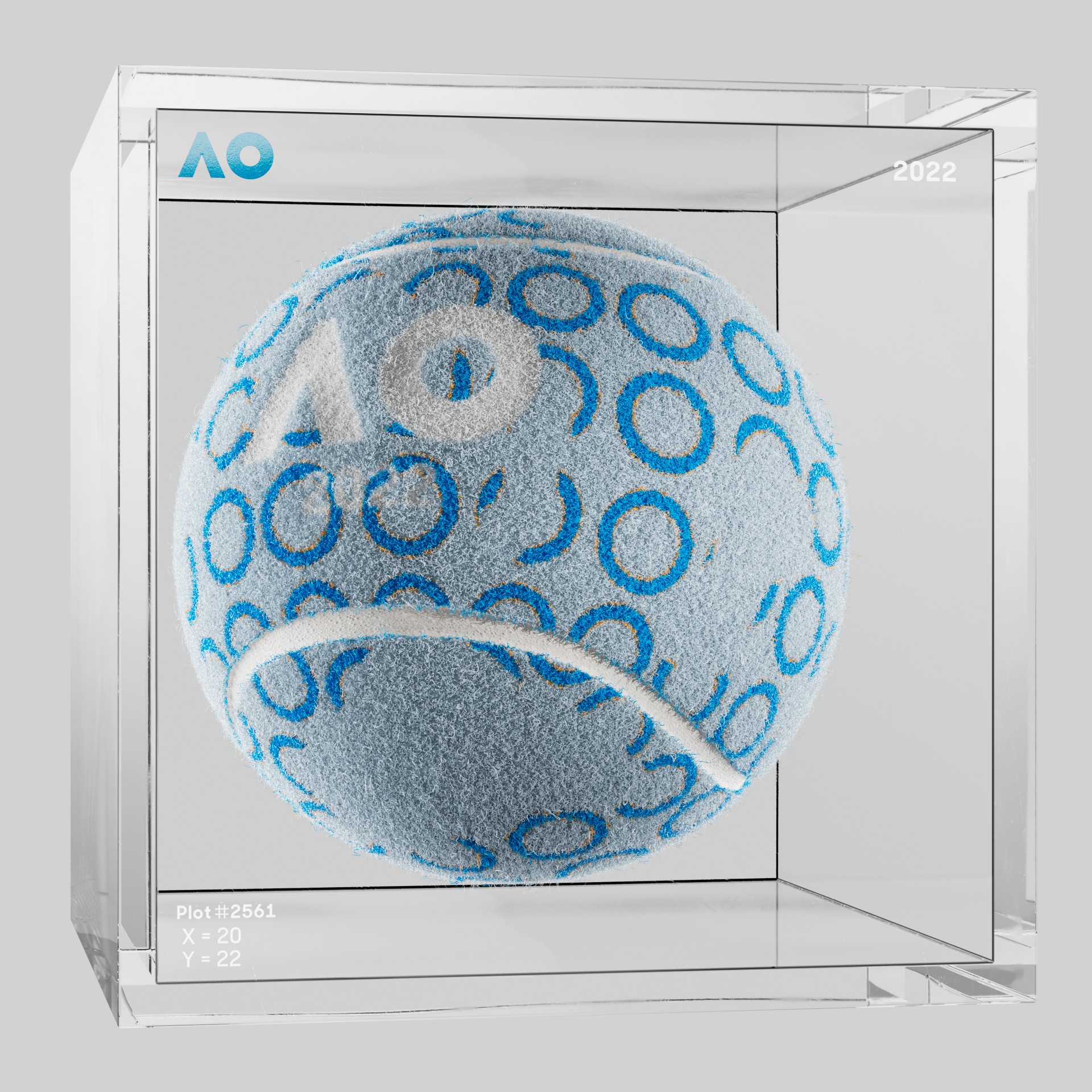 The Australian Open - The Australian Open Art Ball - AO Art Ball #202 - NFT # 202