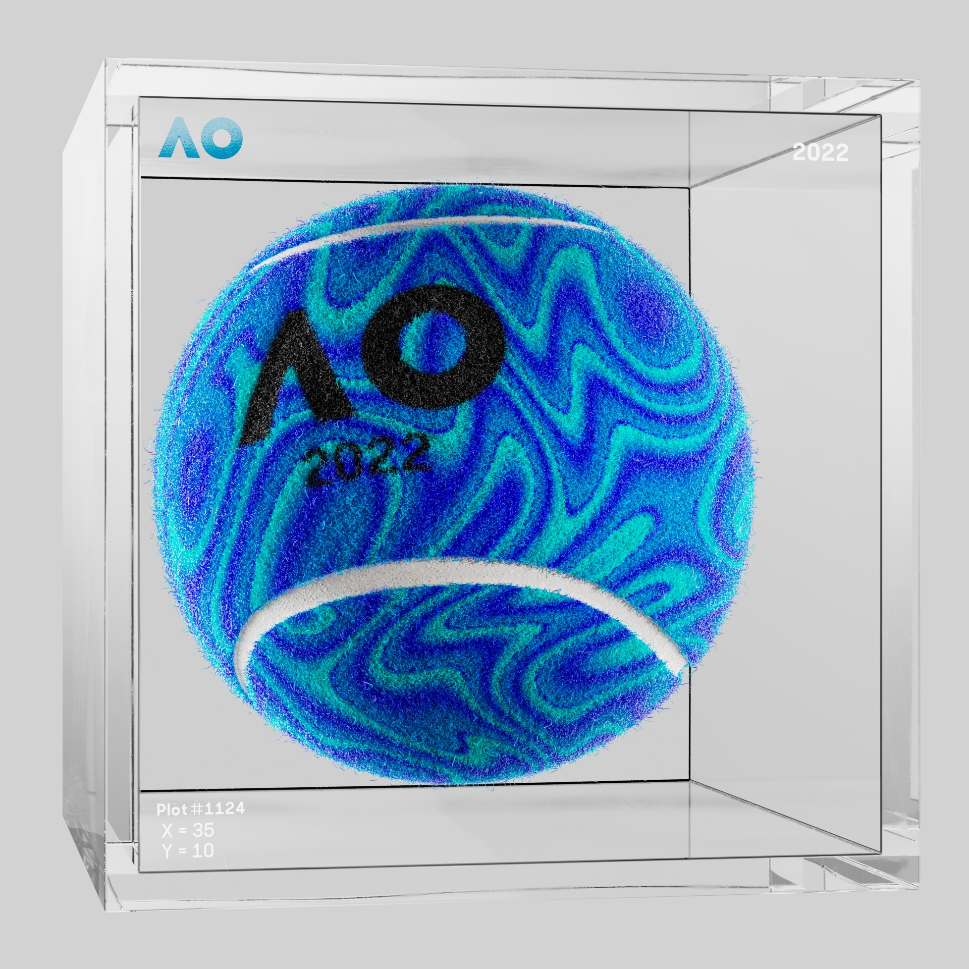 The Australian Open - The Australian Open Art Ball - AO Art Ball #2022 - NFT # 2022