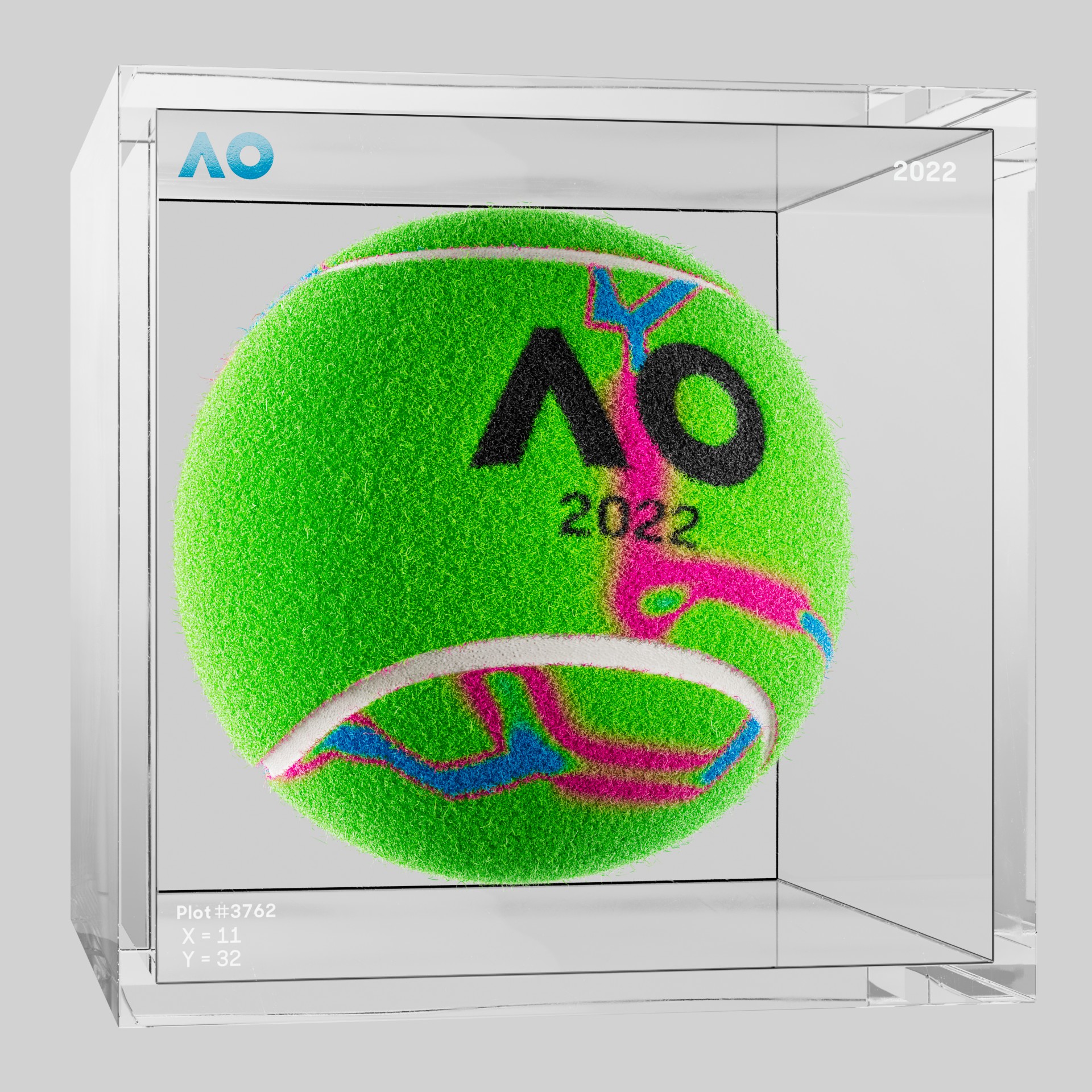 The Australian Open - The Australian Open Art Ball - AO Art Ball #2025 - NFT # 2025