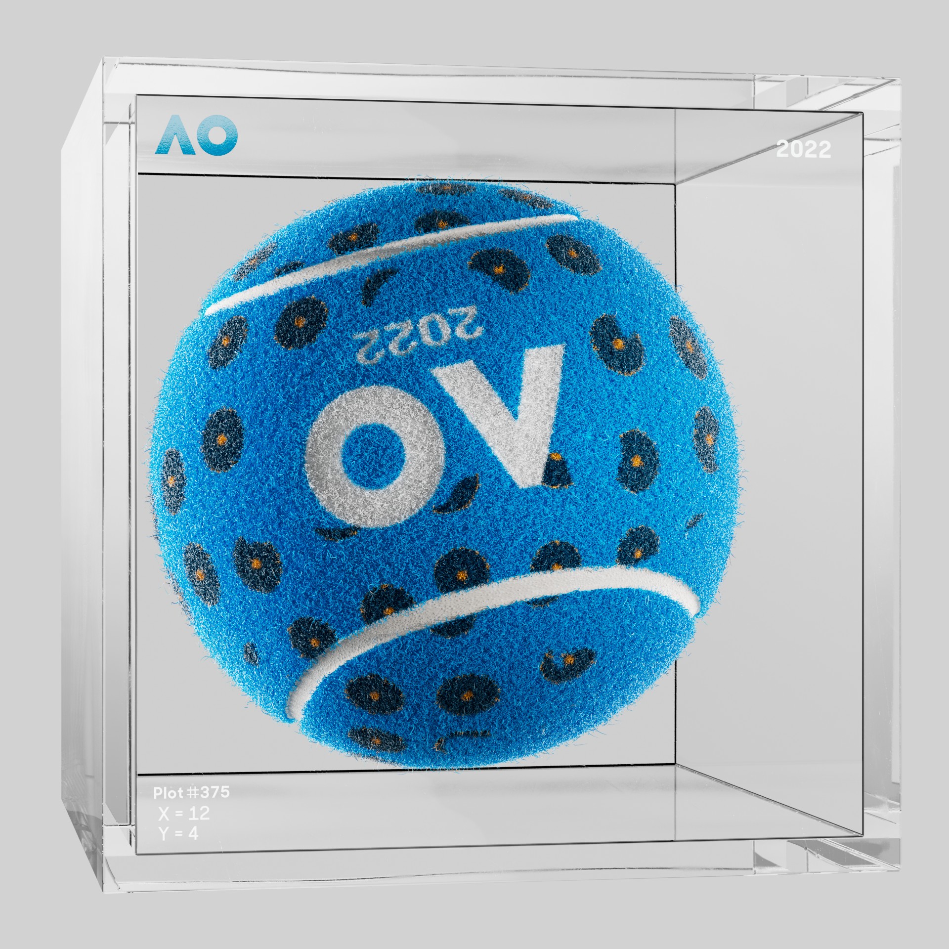 The Australian Open - The Australian Open Art Ball - AO Art Ball #2030 - NFT # 2030