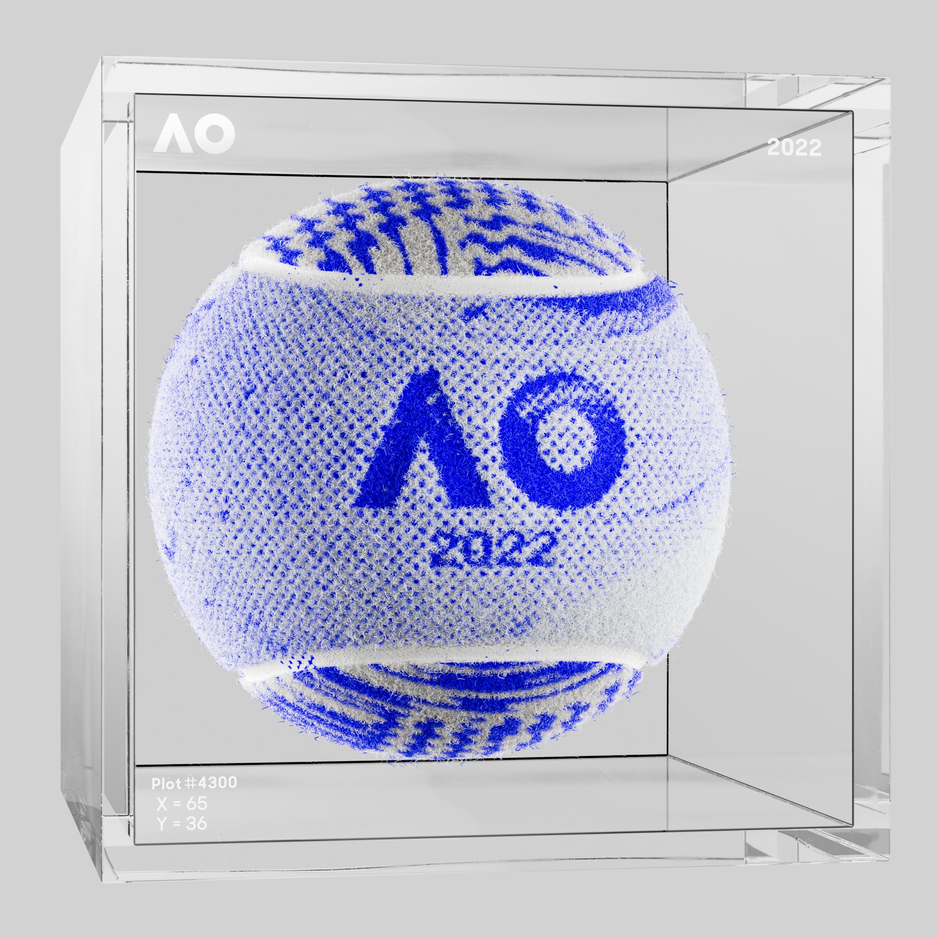 The Australian Open - The Australian Open Art Ball - AO Art Ball #2031 - NFT # 2031