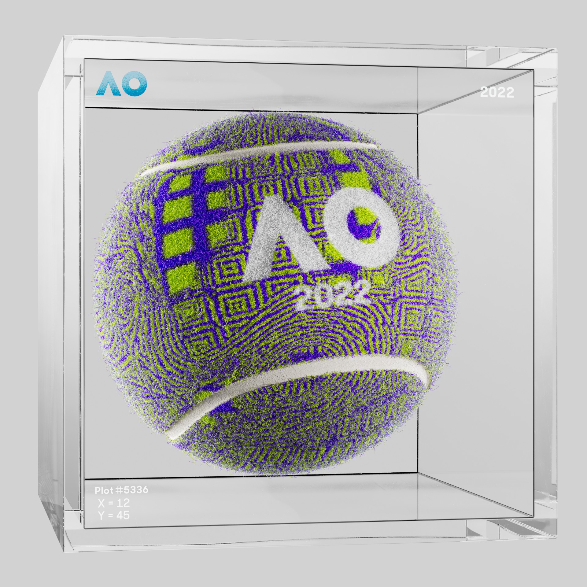 The Australian Open - The Australian Open Art Ball - AO Art Ball #207 - NFT # 207