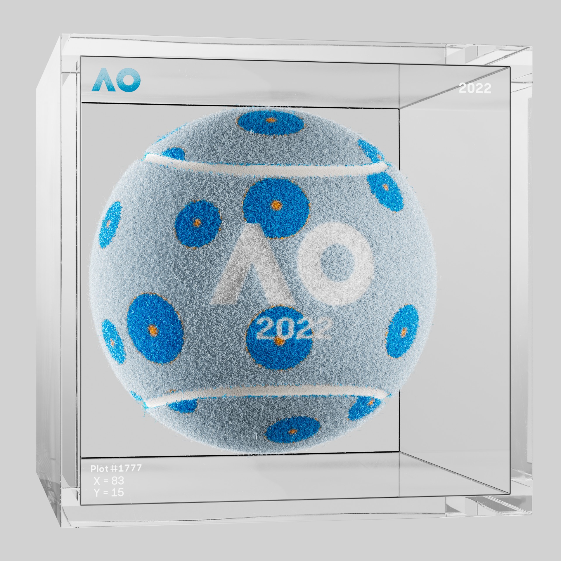 The Australian Open - The Australian Open Art Ball - AO Art Ball #2084 - NFT # 2084