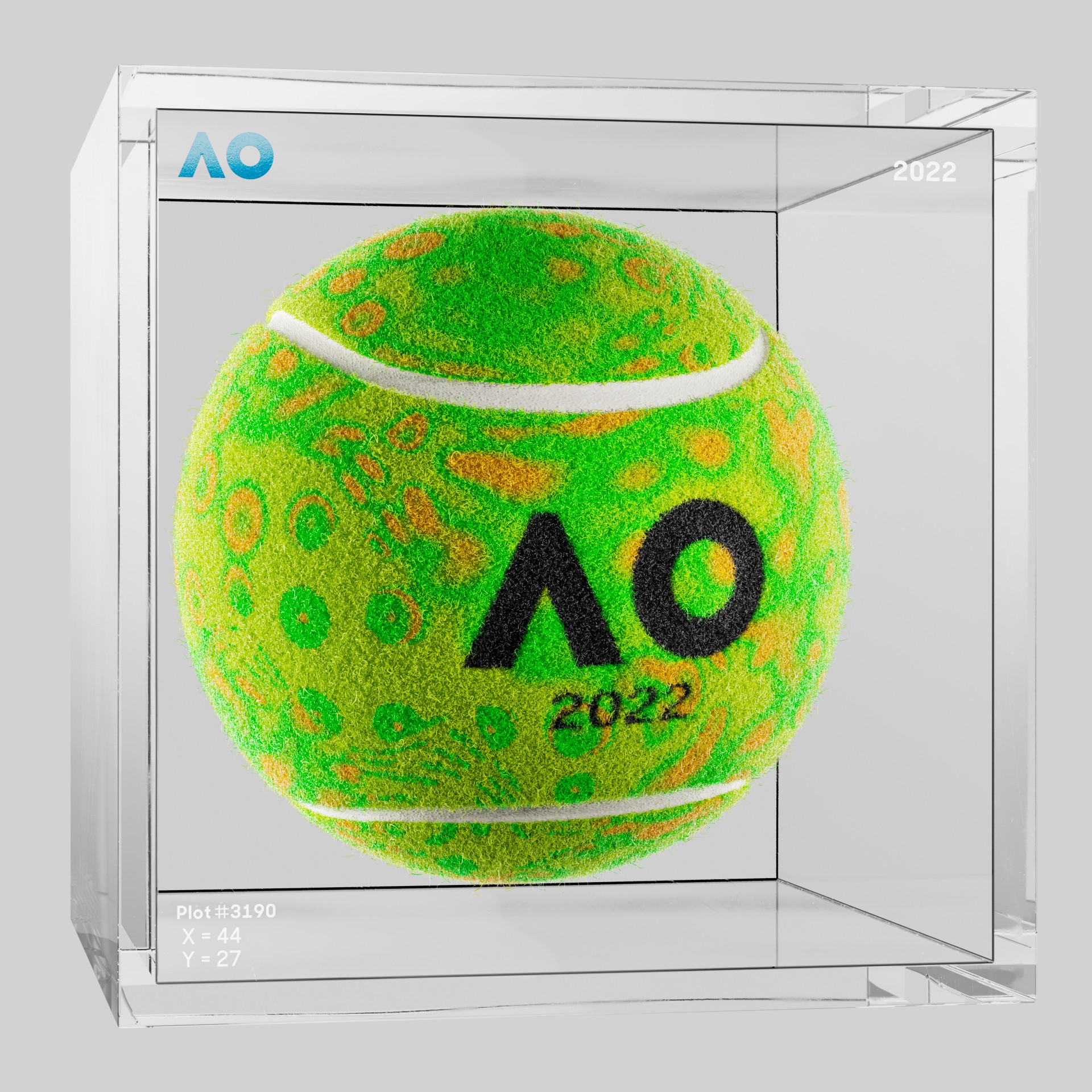 The Australian Open - The Australian Open Art Ball - AO Art Ball #2116 - NFT # 2116