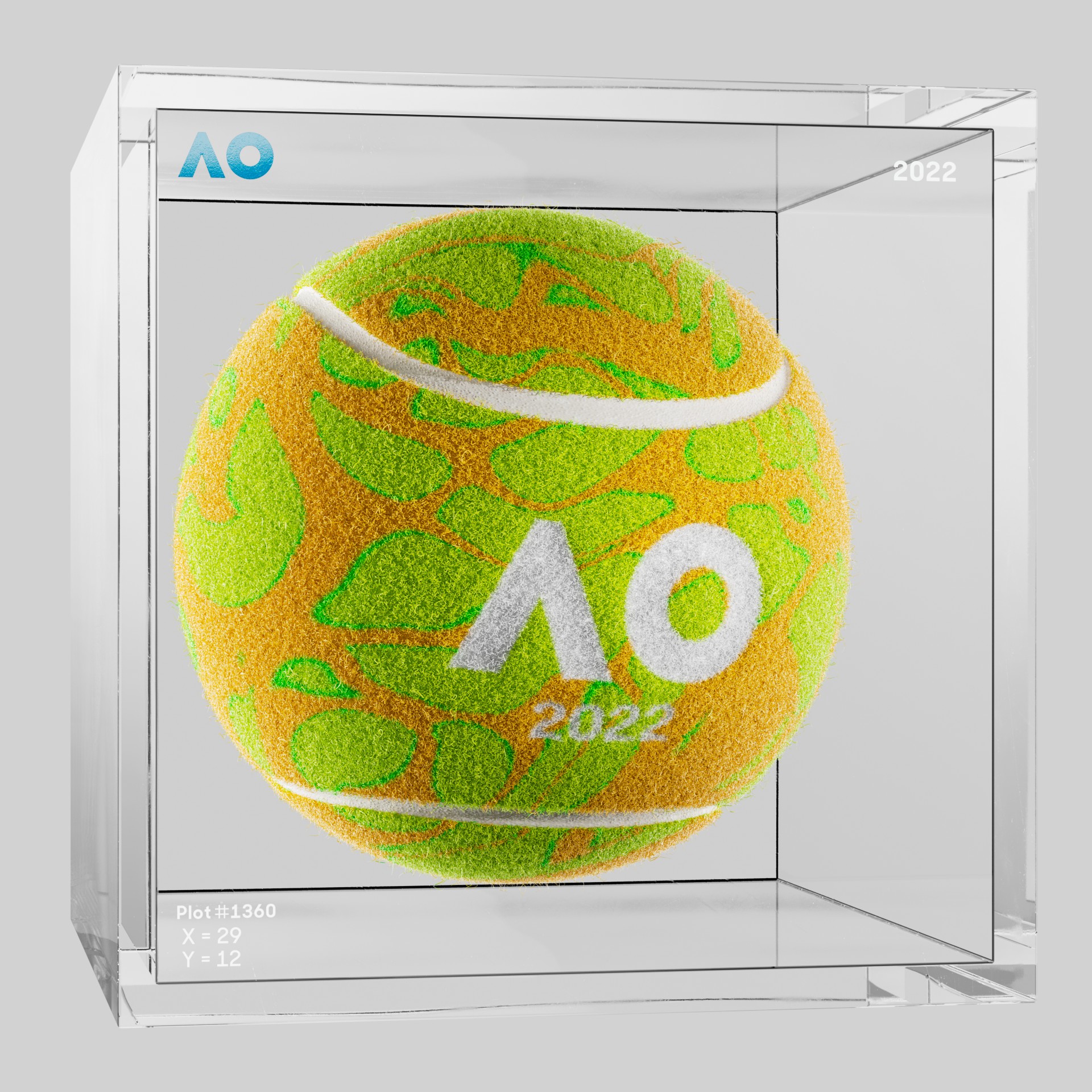 The Australian Open - The Australian Open Art Ball - AO Art Ball #213 - NFT # 213