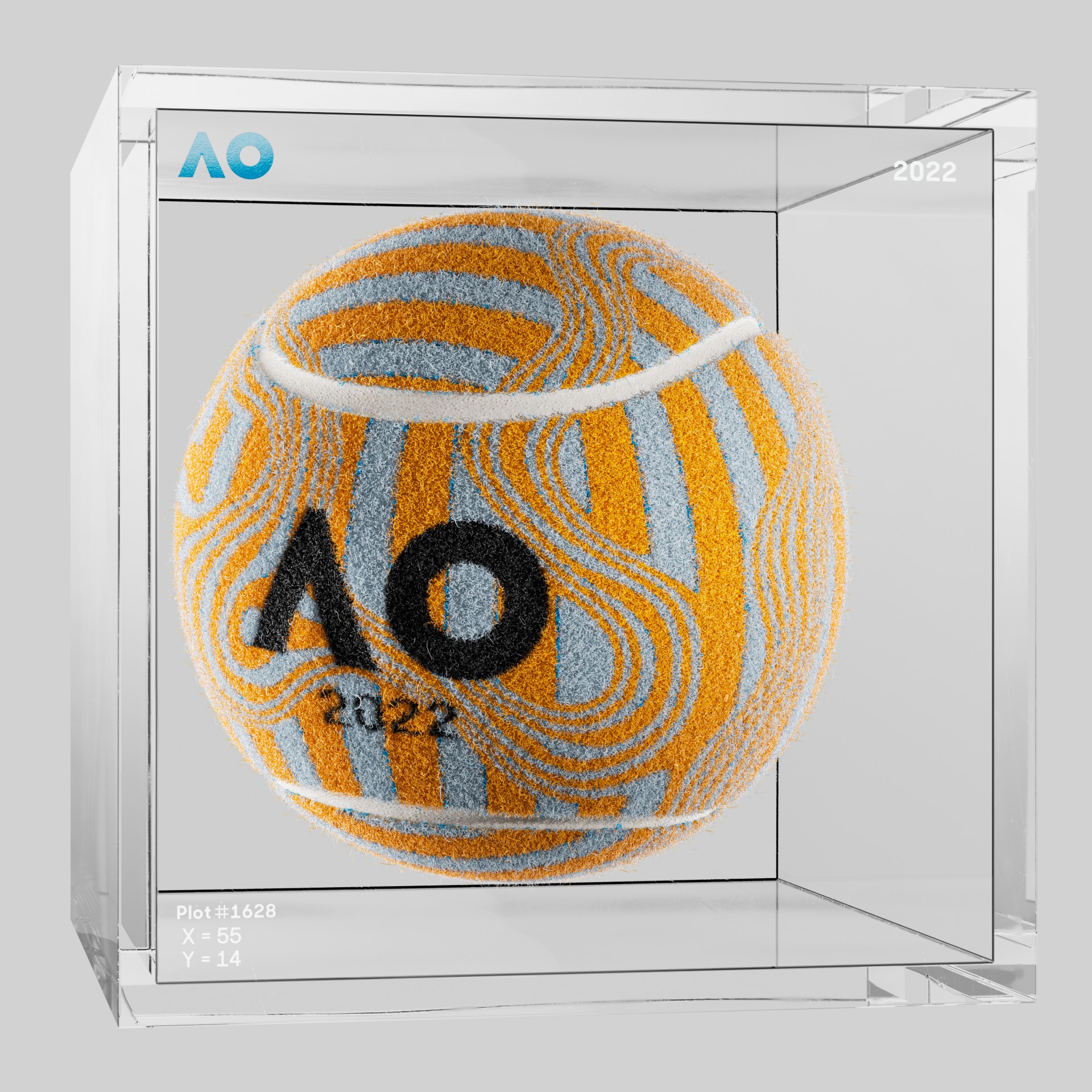 The Australian Open - The Australian Open Art Ball - AO Art Ball #2173 - NFT # 2173