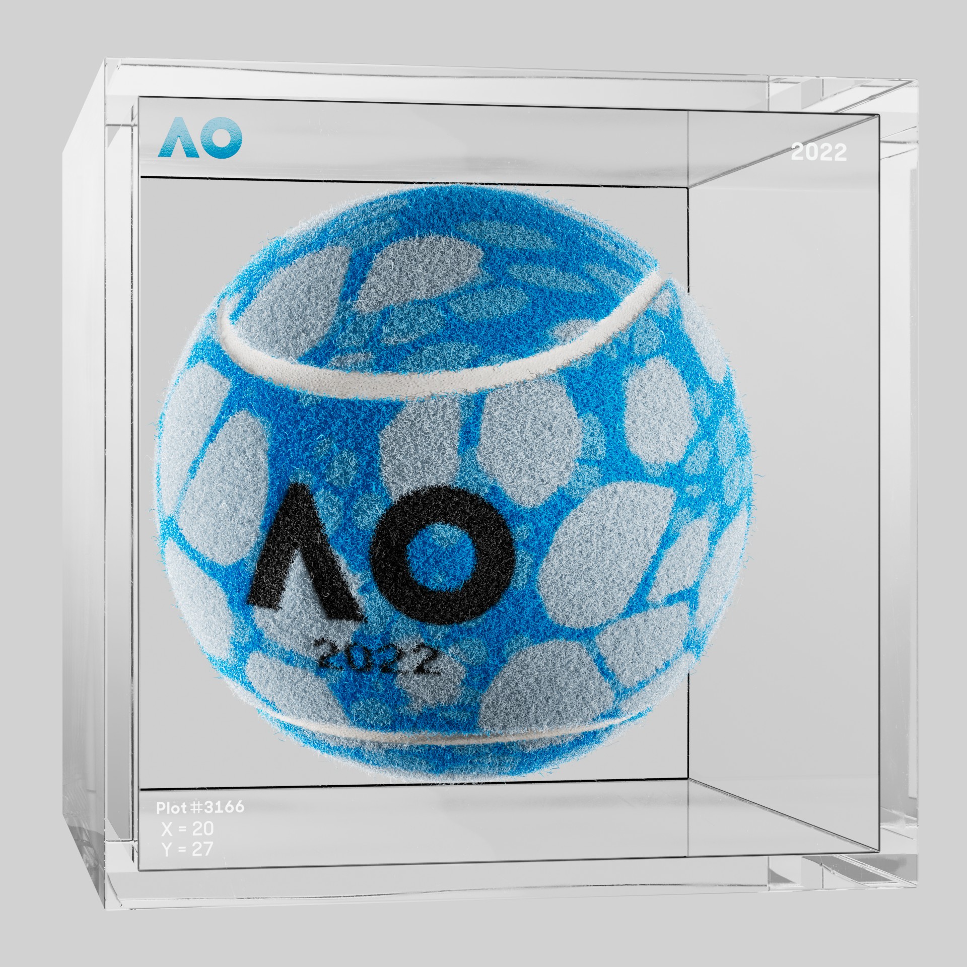 The Australian Open - The Australian Open Art Ball - AO Art Ball #2207 - NFT # 2207