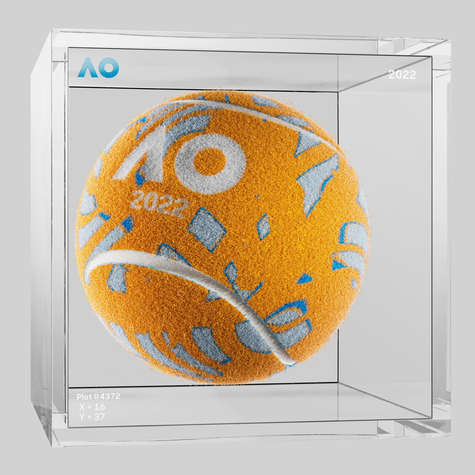 The Australian Open - The Australian Open Art Ball - AO Art Ball #2213 - NFT # 2213