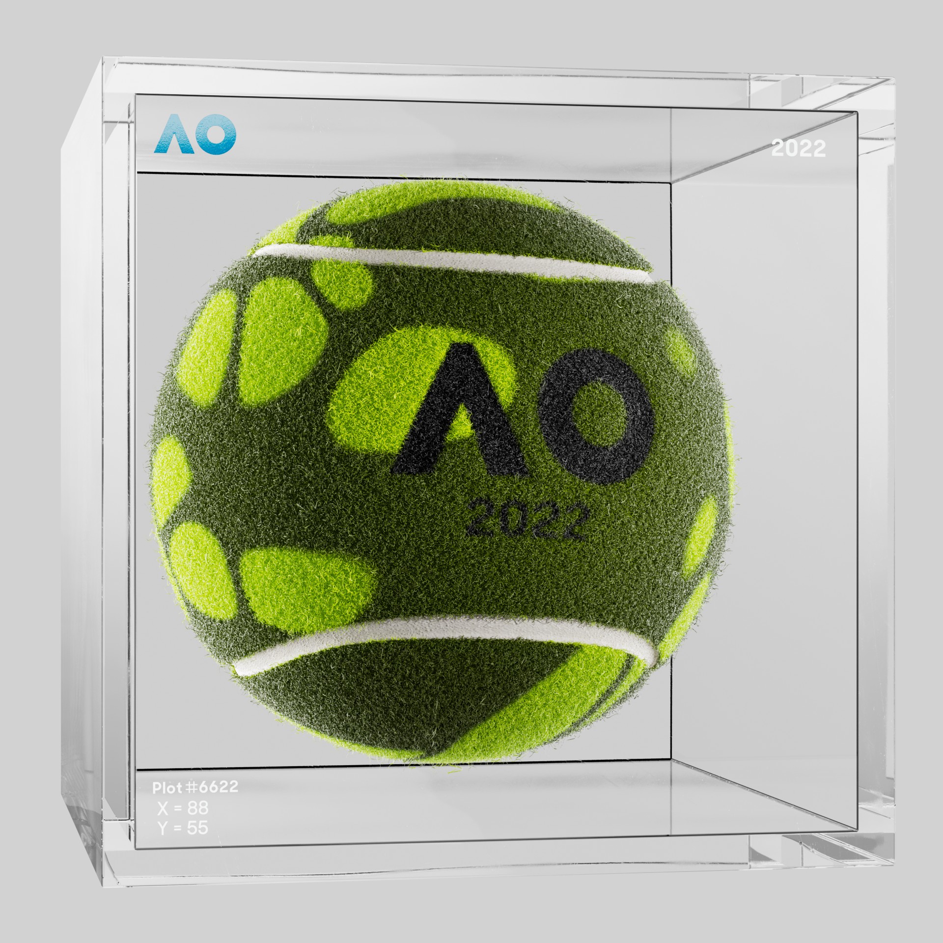 The Australian Open - The Australian Open Art Ball - AO Art Ball #2215 - NFT # 2215