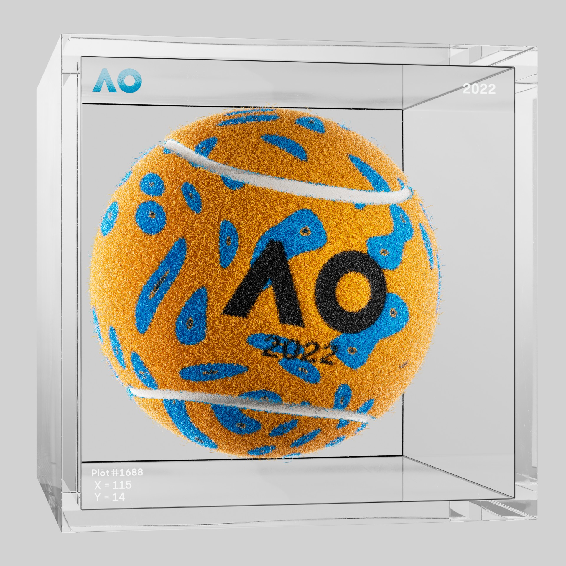 The Australian Open - The Australian Open Art Ball - AO Art Ball #2216 - NFT # 2216