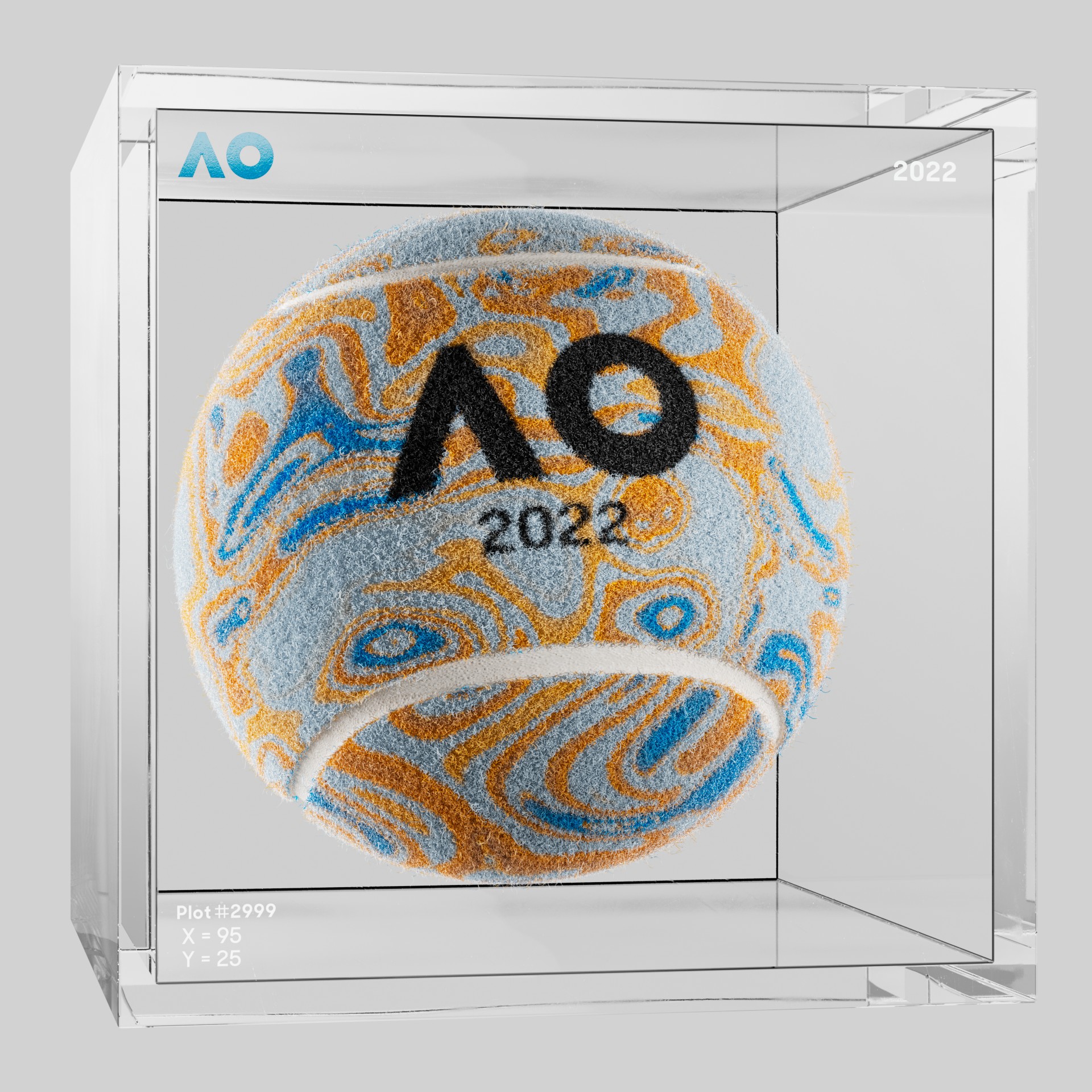 The Australian Open - The Australian Open Art Ball - AO Art Ball #226 - NFT # 226