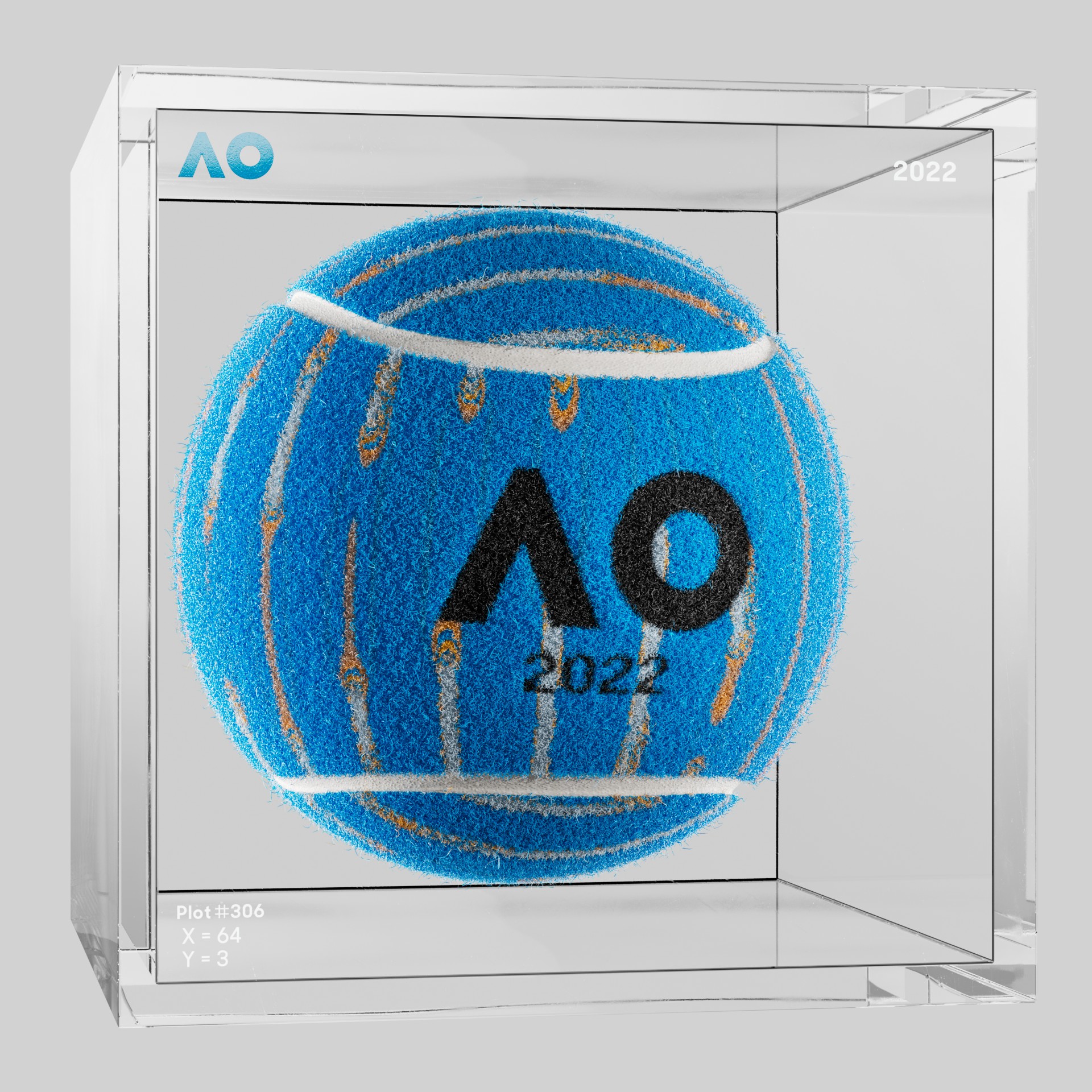 The Australian Open - The Australian Open Art Ball - AO Art Ball #2273 - NFT # 2273