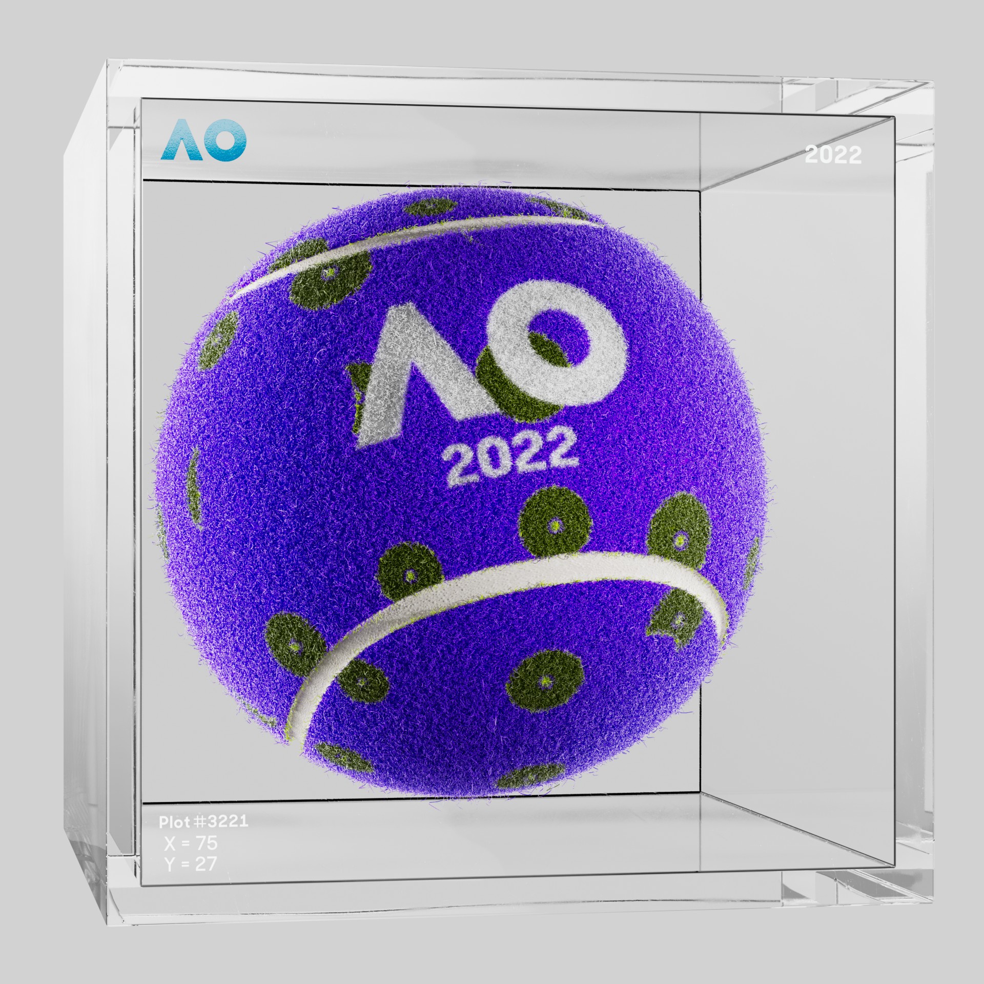 The Australian Open - The Australian Open Art Ball - AO Art Ball #2294 - NFT # 2294