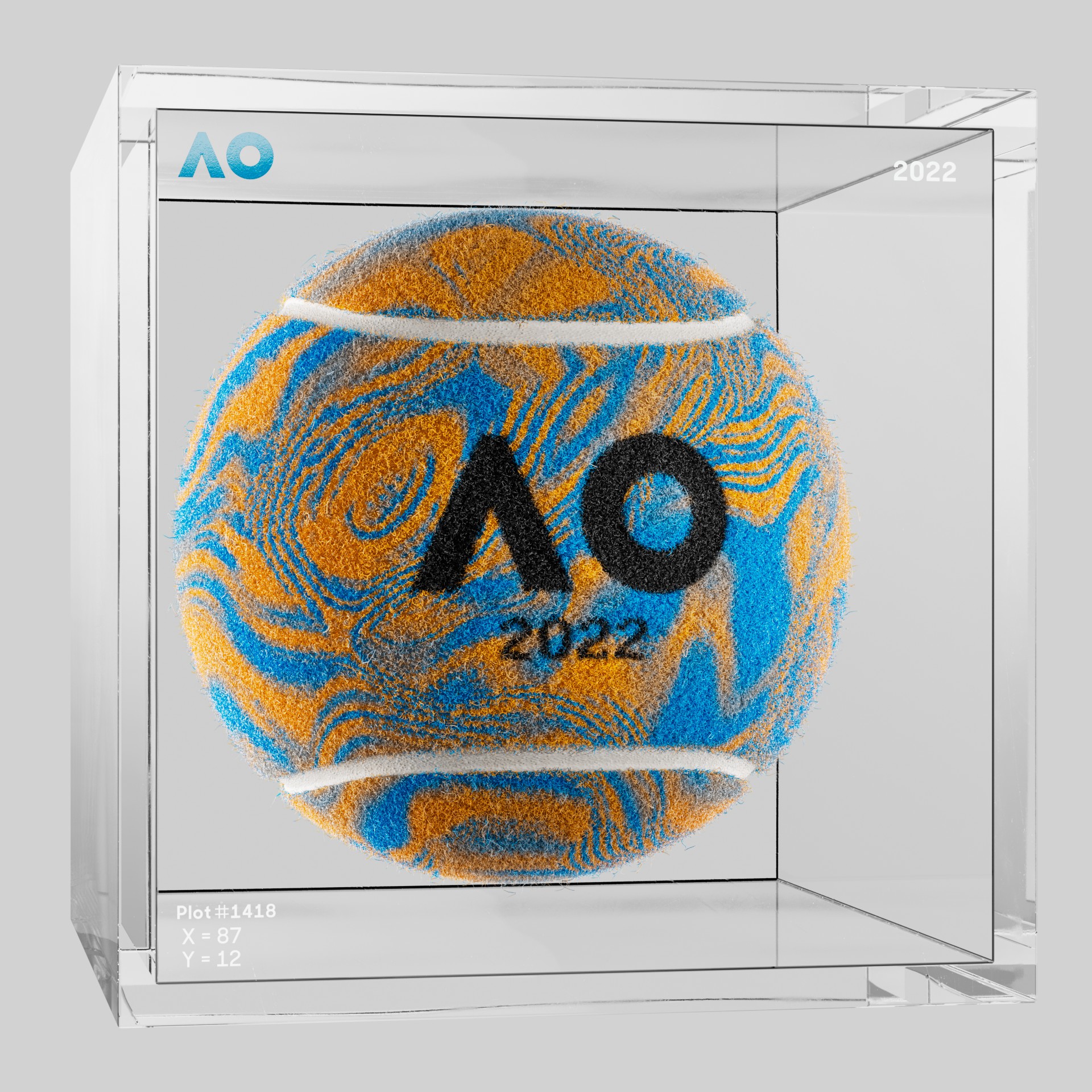 The Australian Open - The Australian Open Art Ball - AO Art Ball #2308 - NFT # 2308