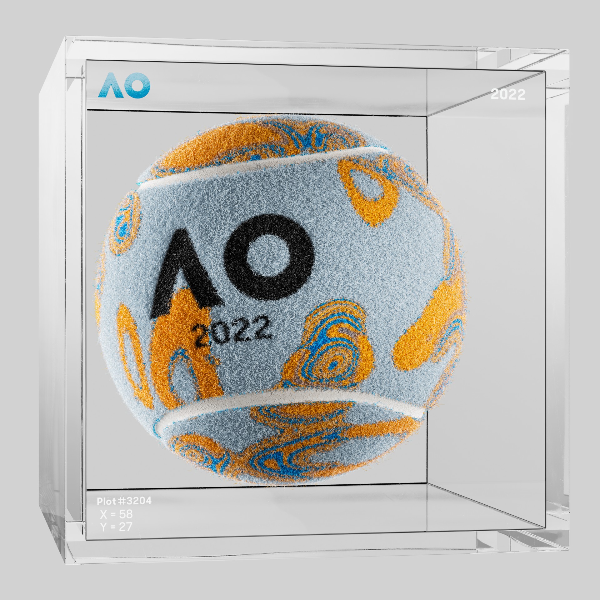 The Australian Open - The Australian Open Art Ball - AO Art Ball #2315 - NFT # 2315