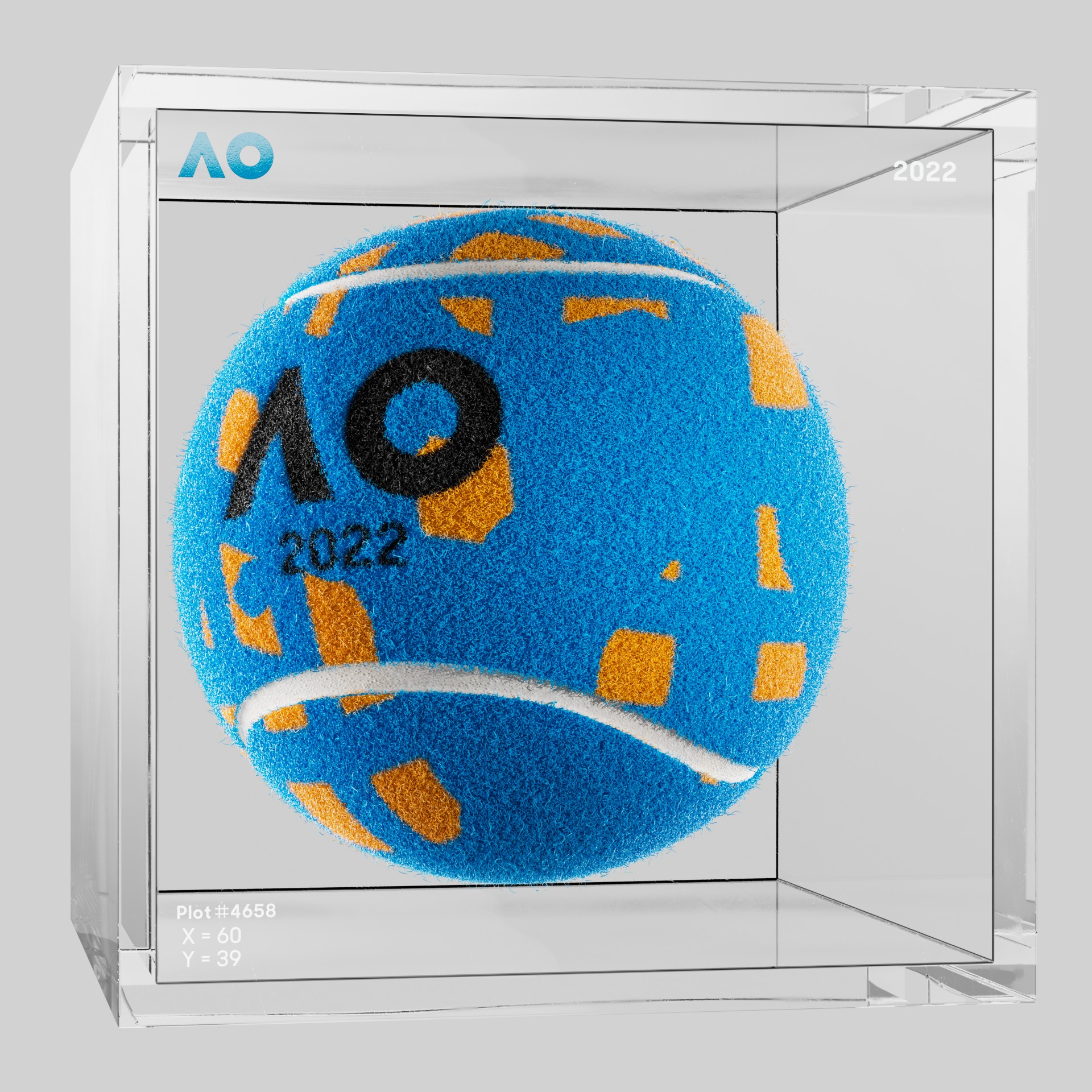 The Australian Open - The Australian Open Art Ball - AO Art Ball #2339 - NFT # 2339