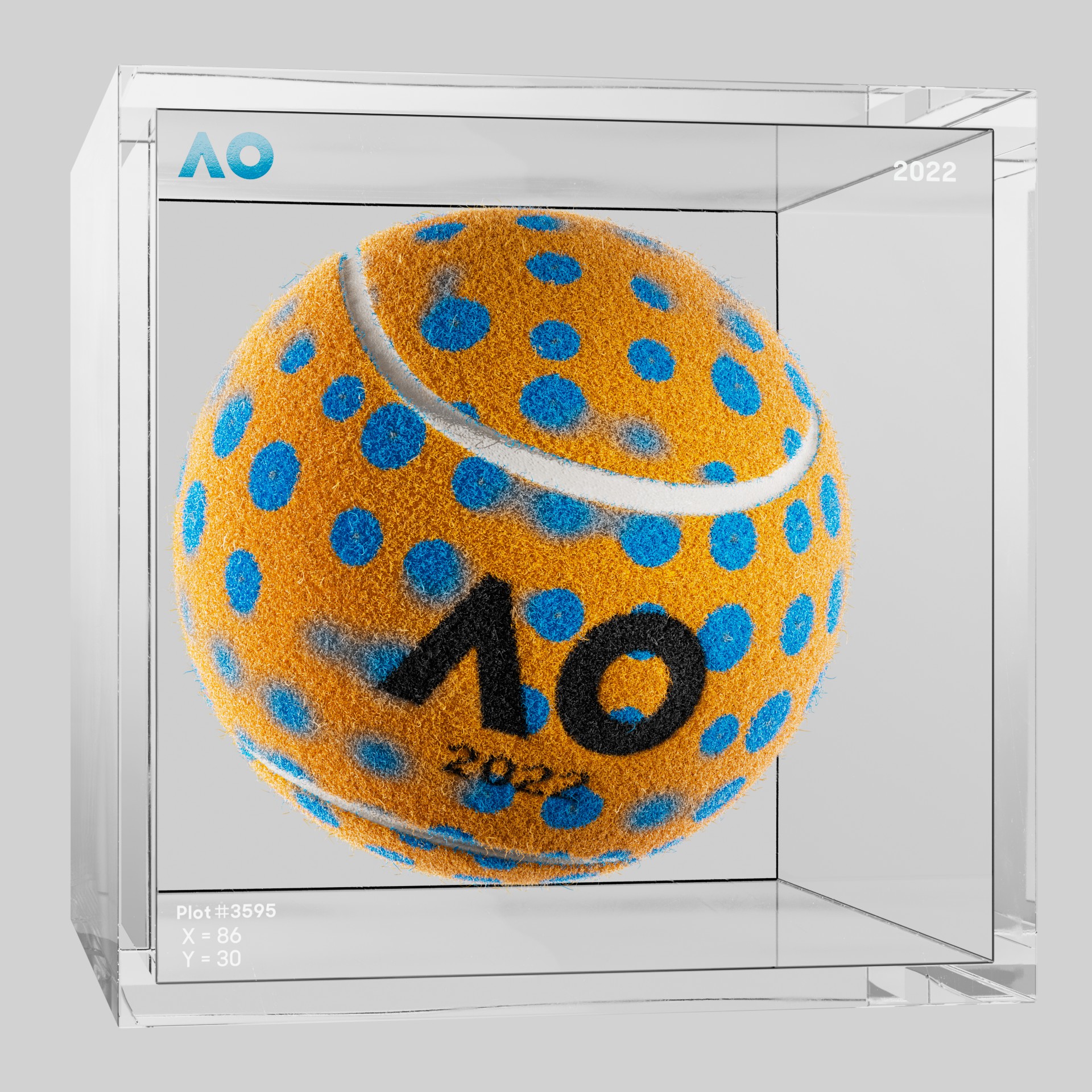 The Australian Open - The Australian Open Art Ball - AO Art Ball #2353 - NFT # 2353