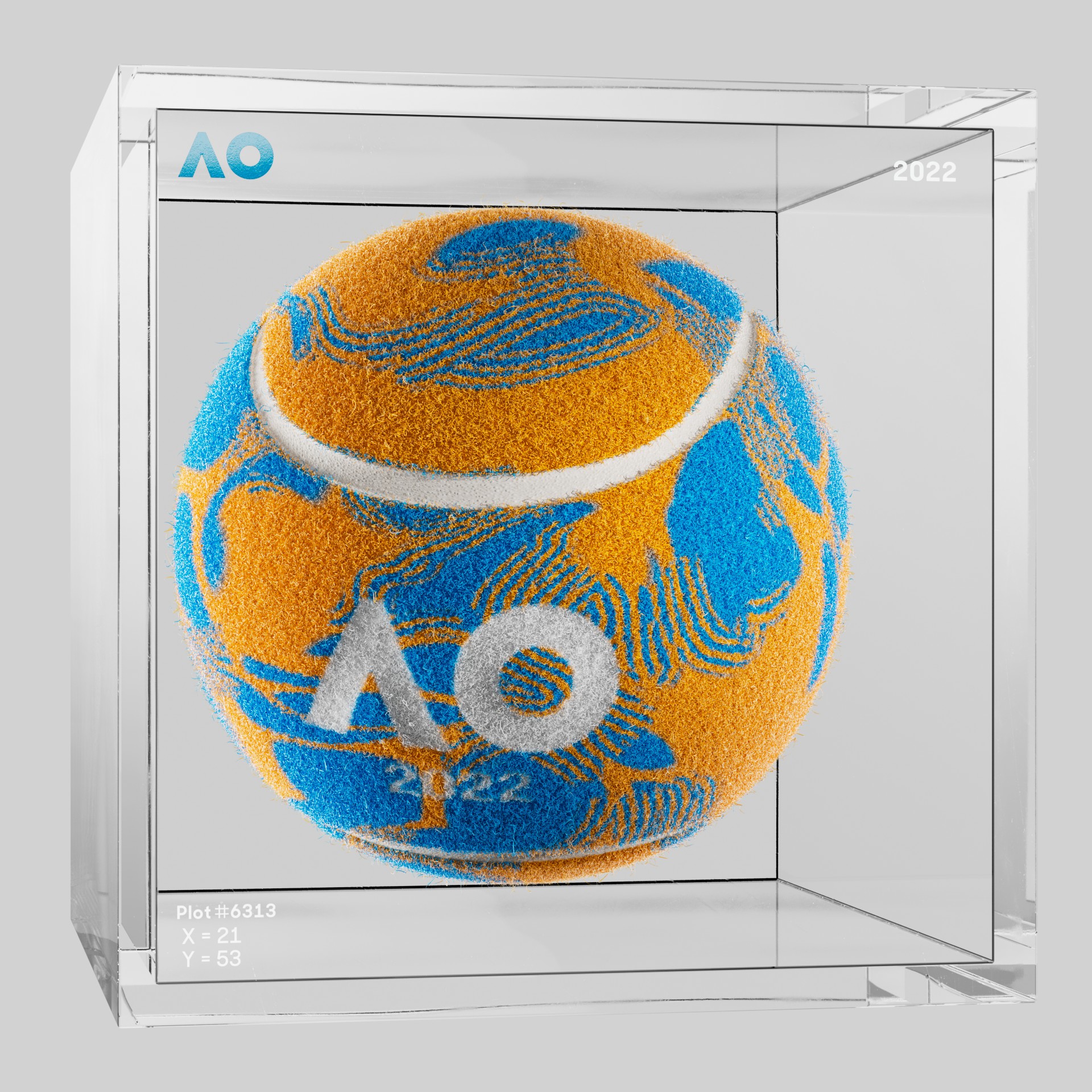 The Australian Open - The Australian Open Art Ball - AO Art Ball #26 - NFT # 26