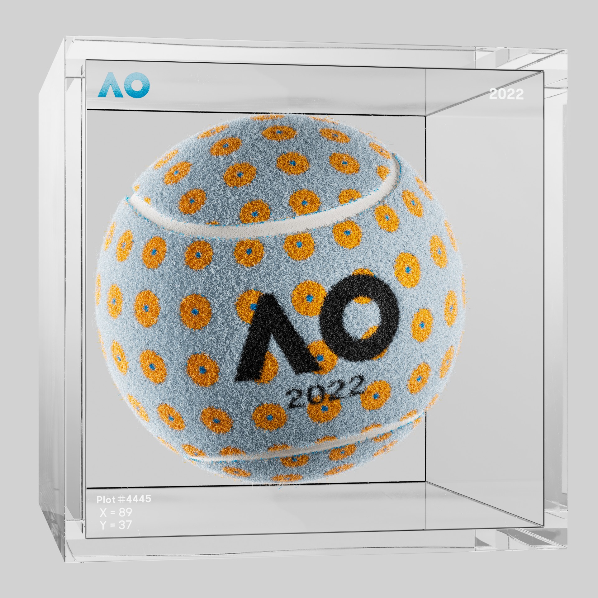 The Australian Open - The Australian Open Art Ball - AO Art Ball #2657 - NFT # 2657