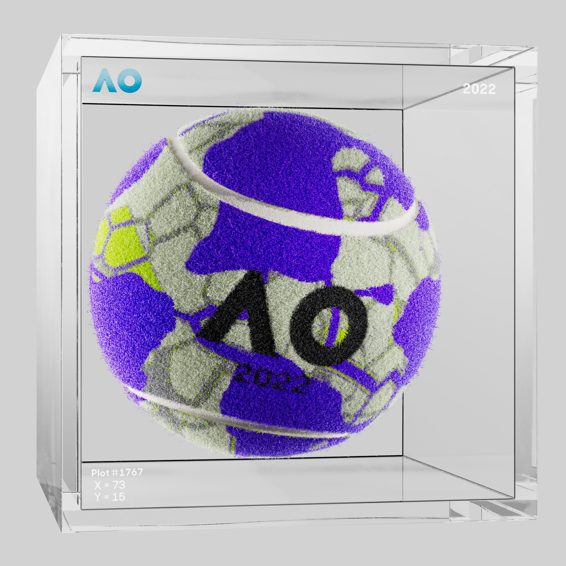 The Australian Open - The Australian Open Art Ball - AO Art Ball #269 - NFT # 269