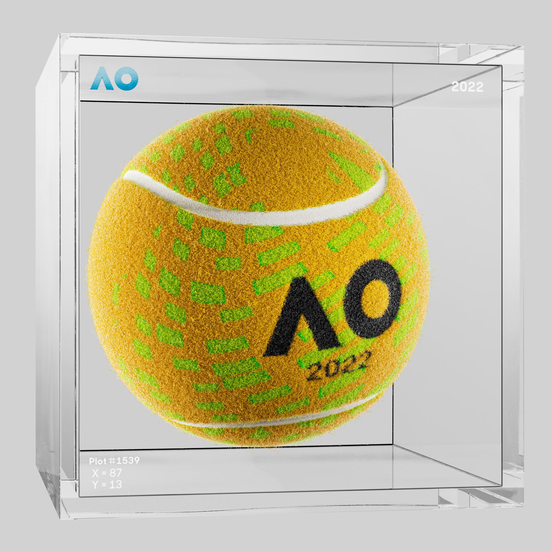 The Australian Open - The Australian Open Art Ball - AO Art Ball #2700 - NFT # 2700