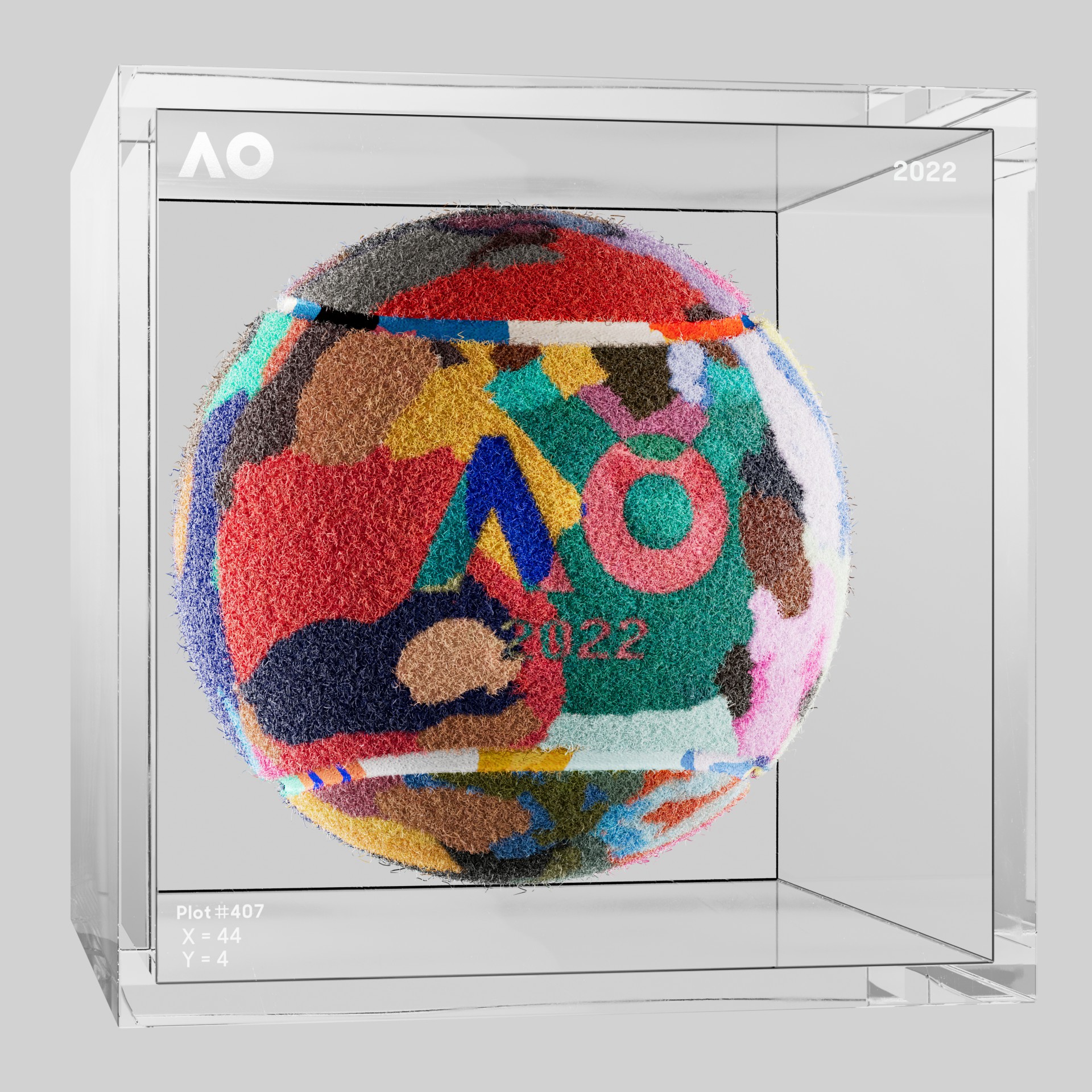 The Australian Open - The Australian Open Art Ball - AO Art Ball #2708 - NFT # 2708