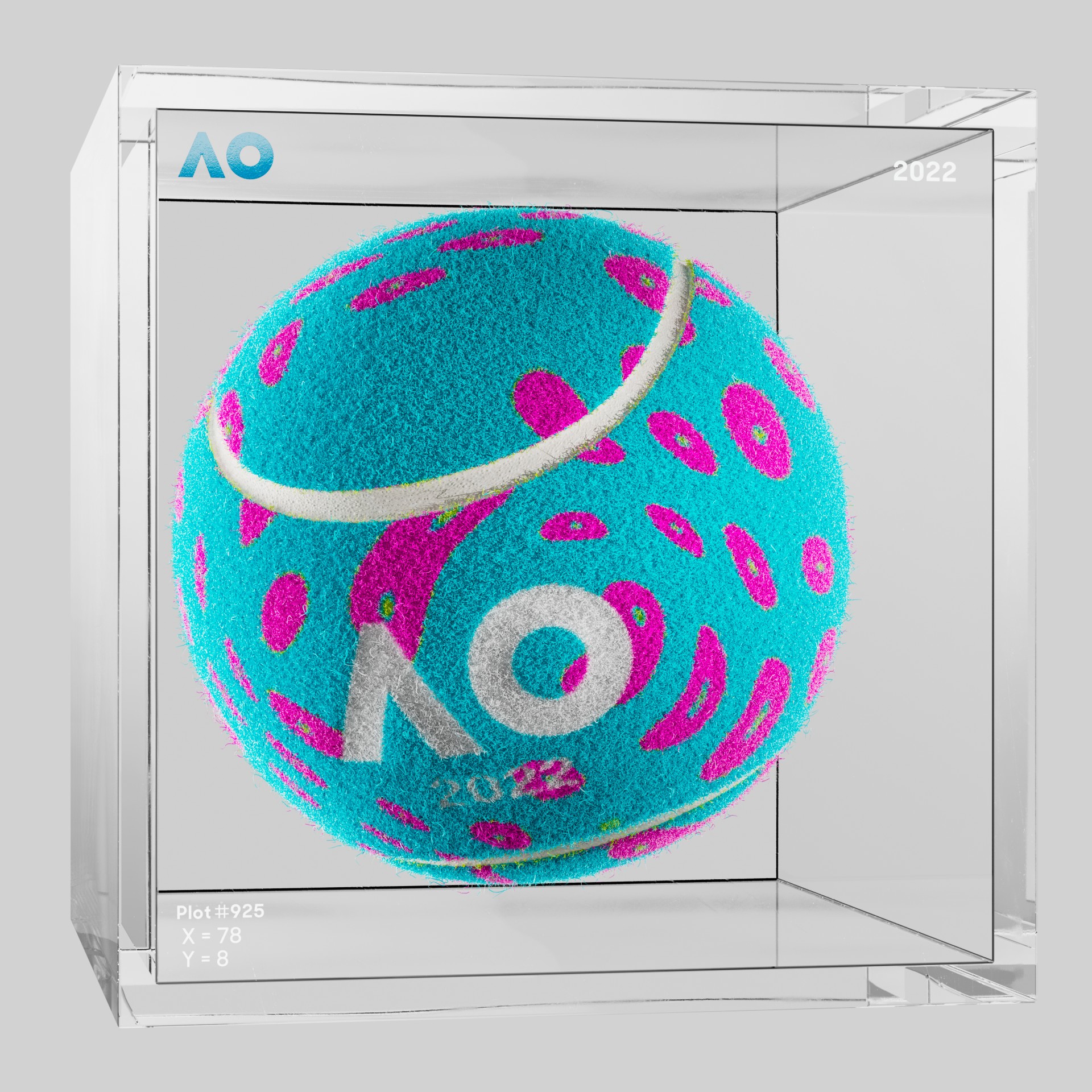 The Australian Open - The Australian Open Art Ball - AO Art Ball #2713 - NFT # 2713