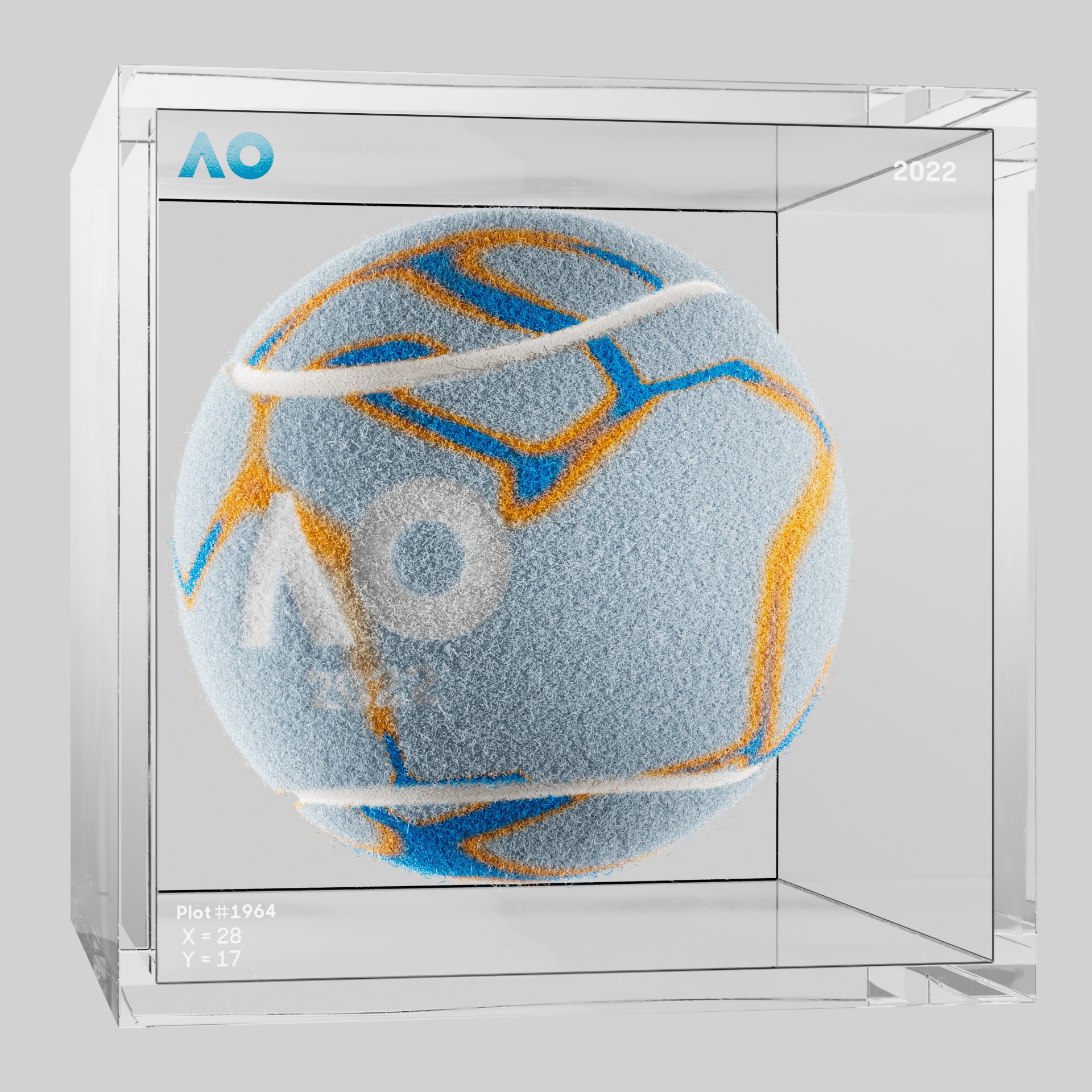 The Australian Open - The Australian Open Art Ball - AO Art Ball #273 - NFT # 273