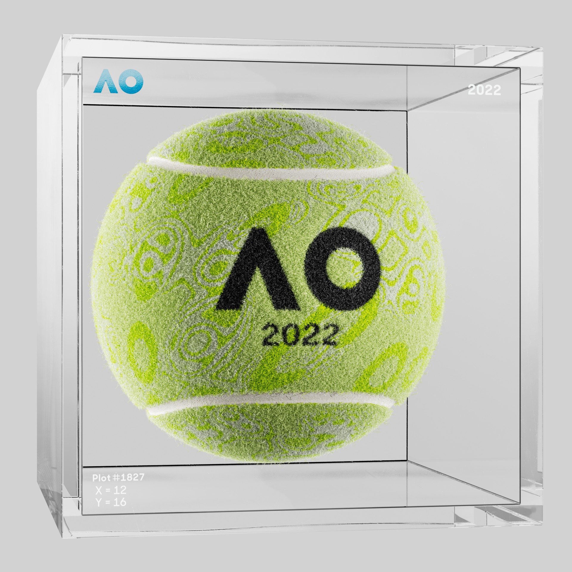 The Australian Open - The Australian Open Art Ball - AO Art Ball #275 - NFT # 275