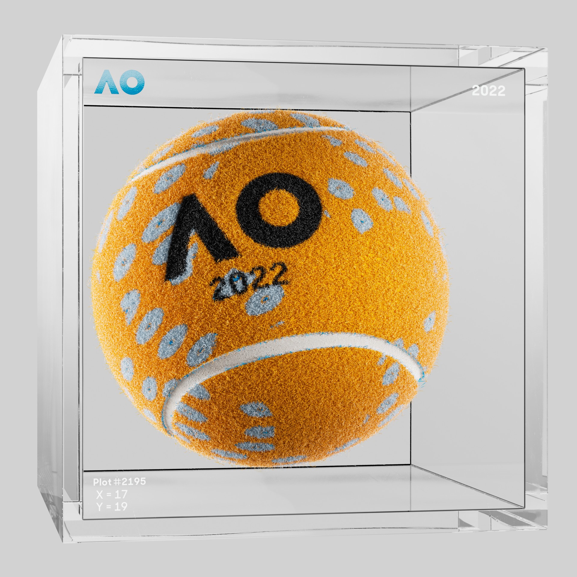 The Australian Open - The Australian Open Art Ball - AO Art Ball #2752 - NFT # 2752