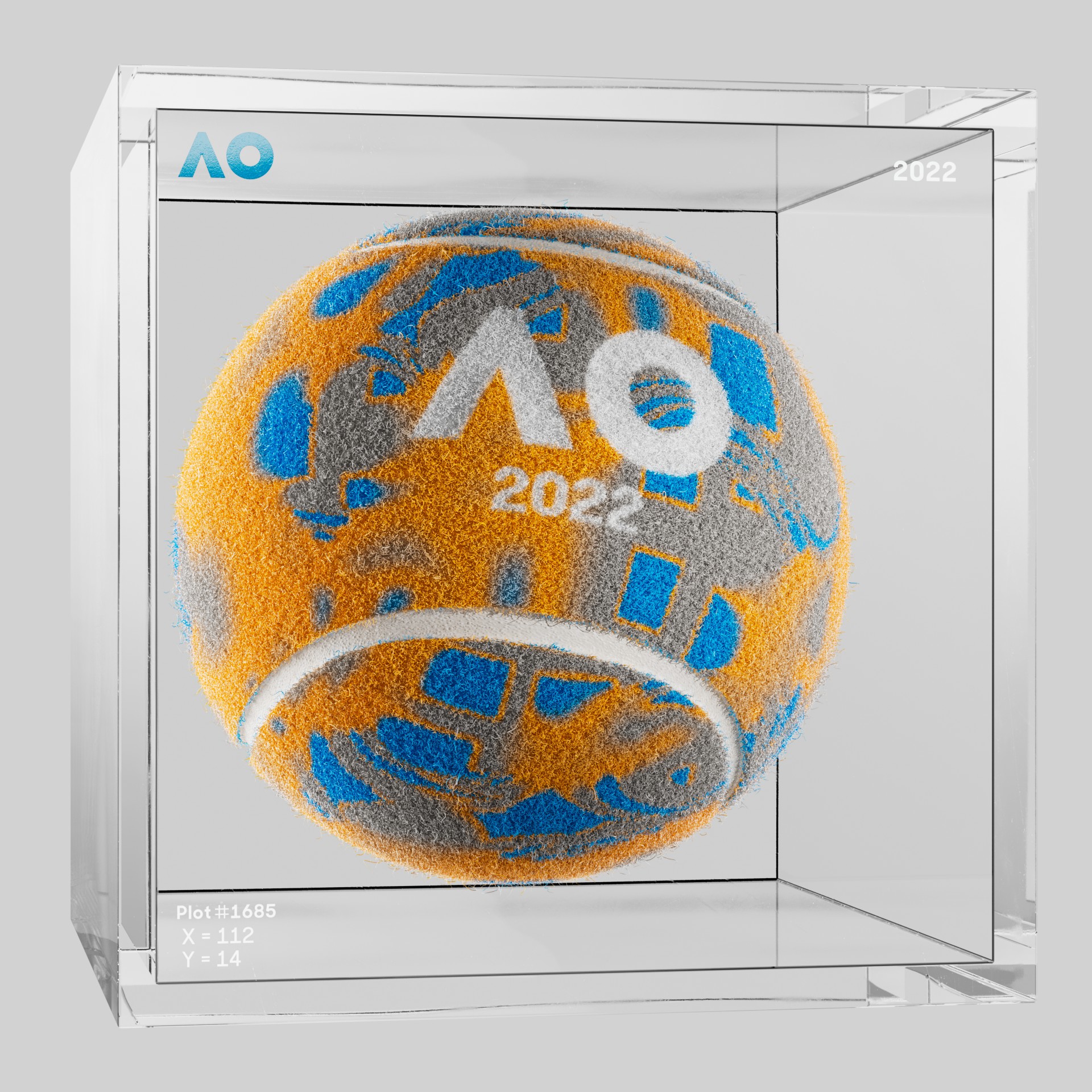 The Australian Open - The Australian Open Art Ball - AO Art Ball #2773 - NFT # 2773