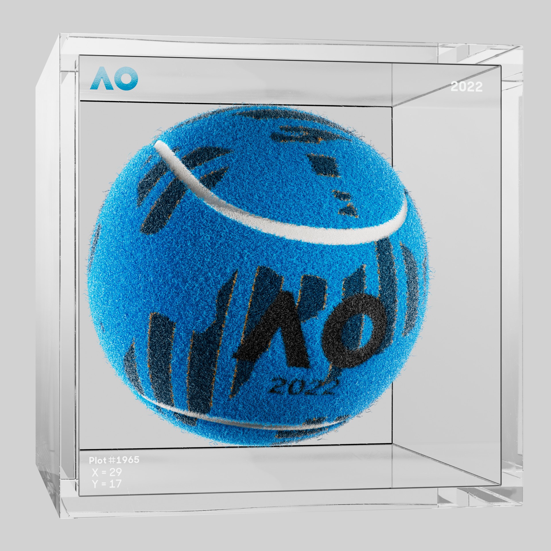 The Australian Open - The Australian Open Art Ball - AO Art Ball #2897 - NFT # 2897