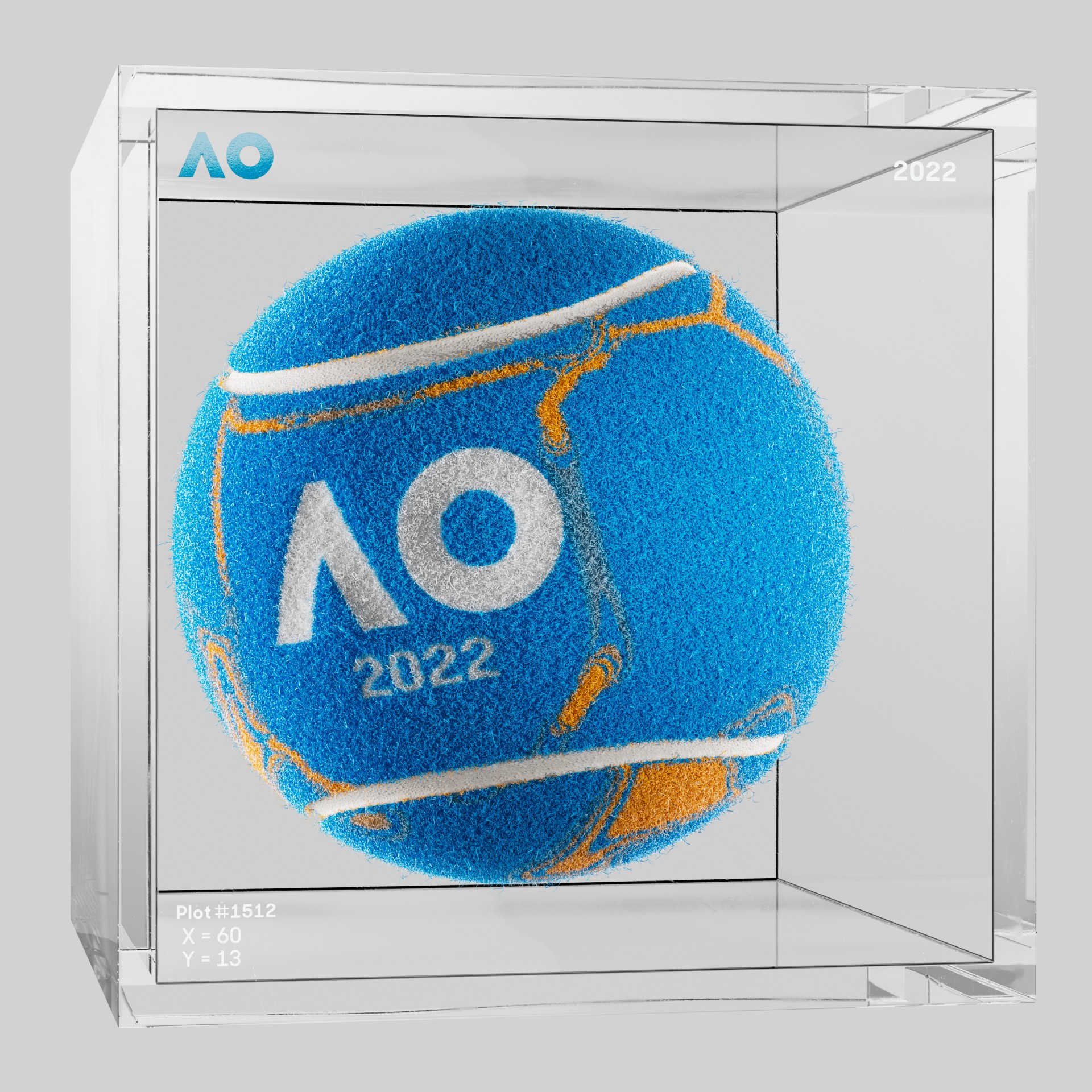The Australian Open - The Australian Open Art Ball - AO Art Ball #2914 - NFT # 2914