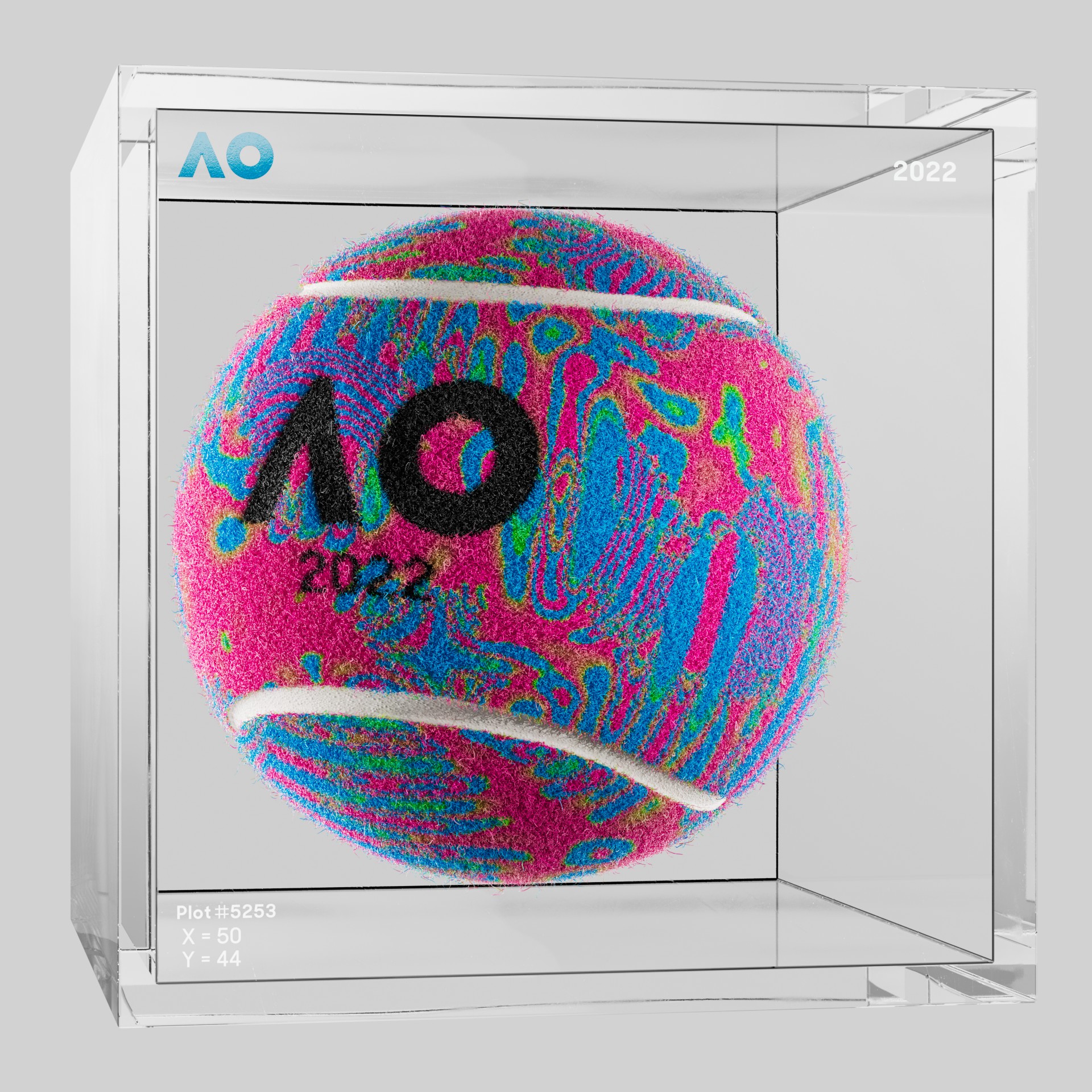 The Australian Open - The Australian Open Art Ball - AO Art Ball #2935 - NFT # 2935