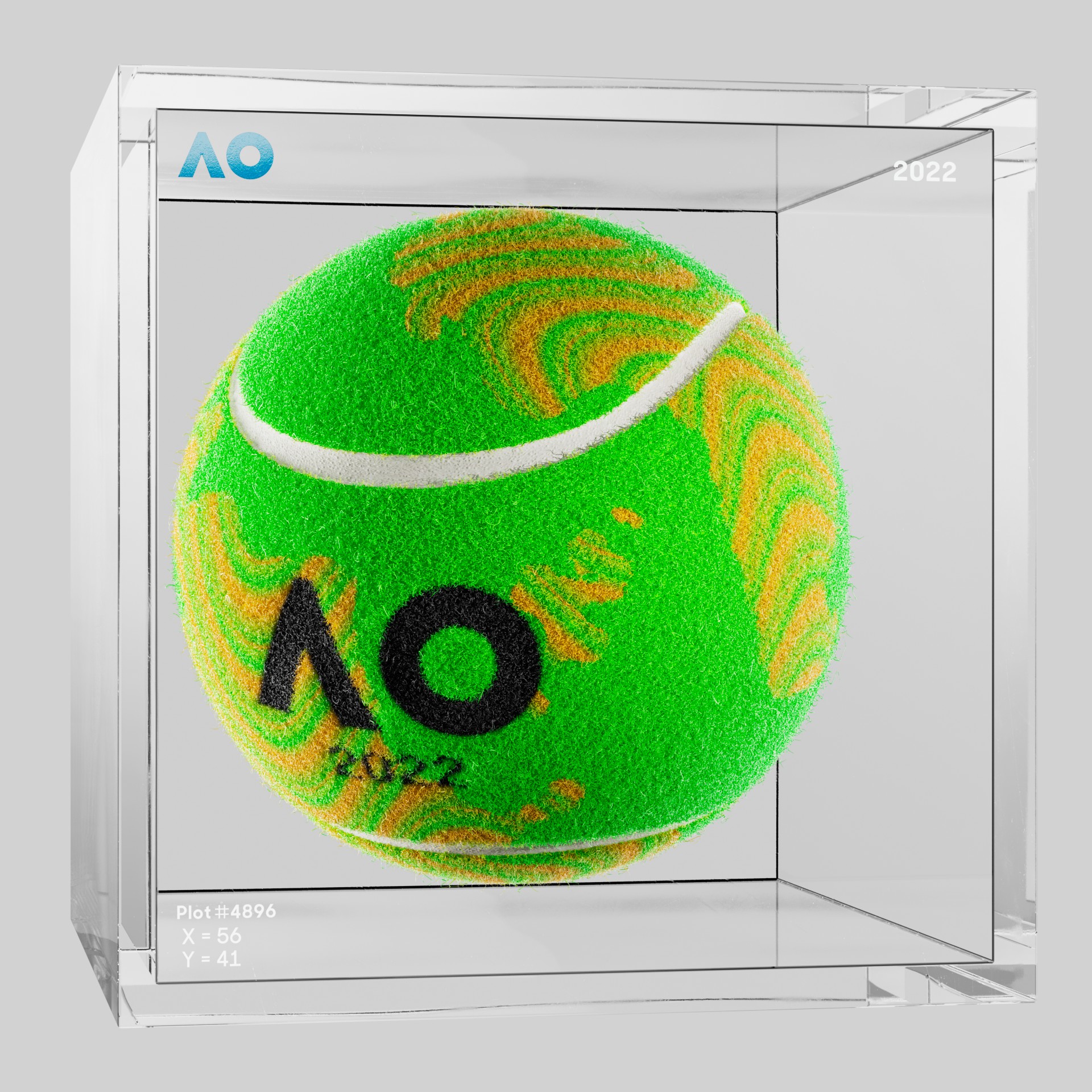 The Australian Open - The Australian Open Art Ball - AO Art Ball #294 - NFT # 294