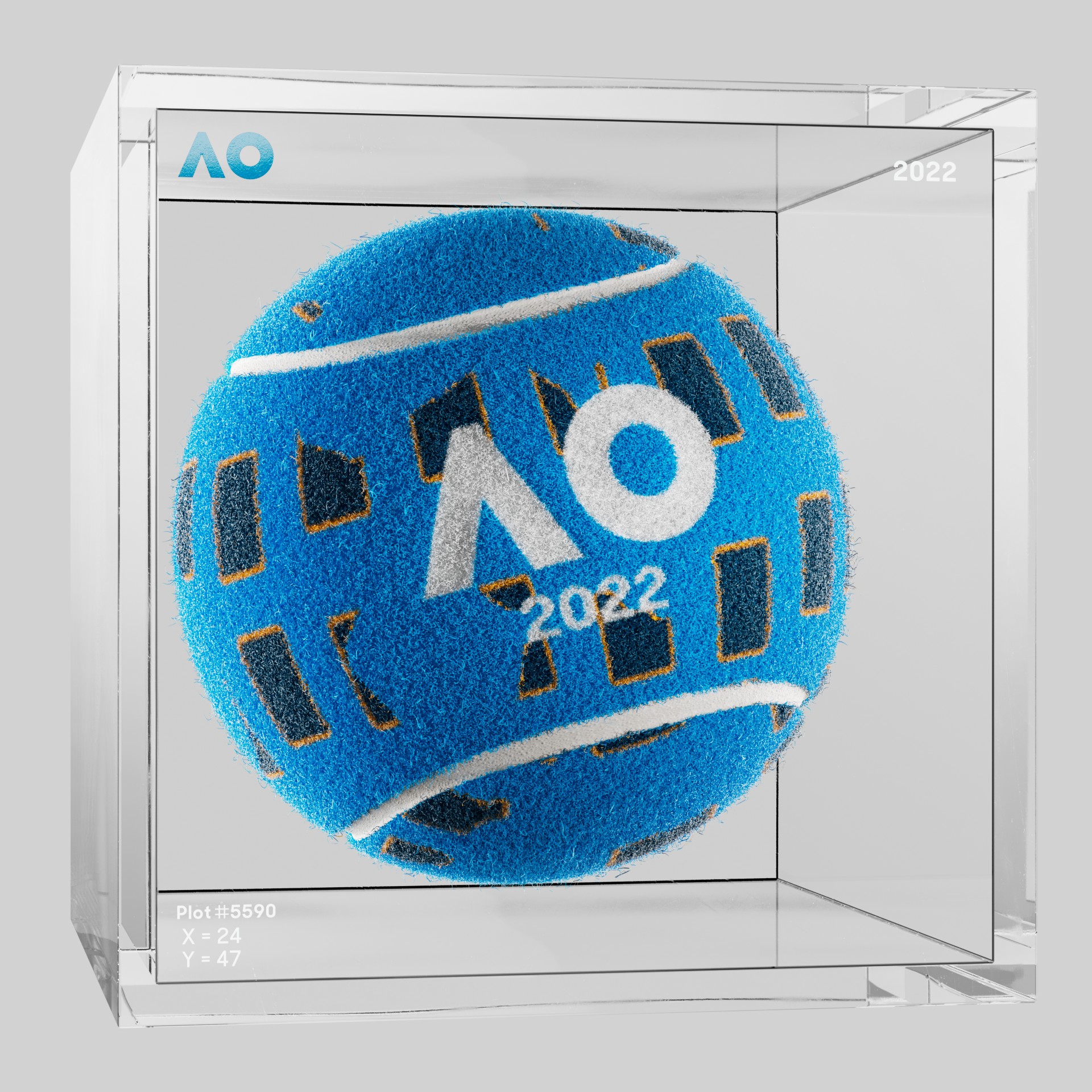 The Australian Open - The Australian Open Art Ball - AO Art Ball #30 - NFT # 30