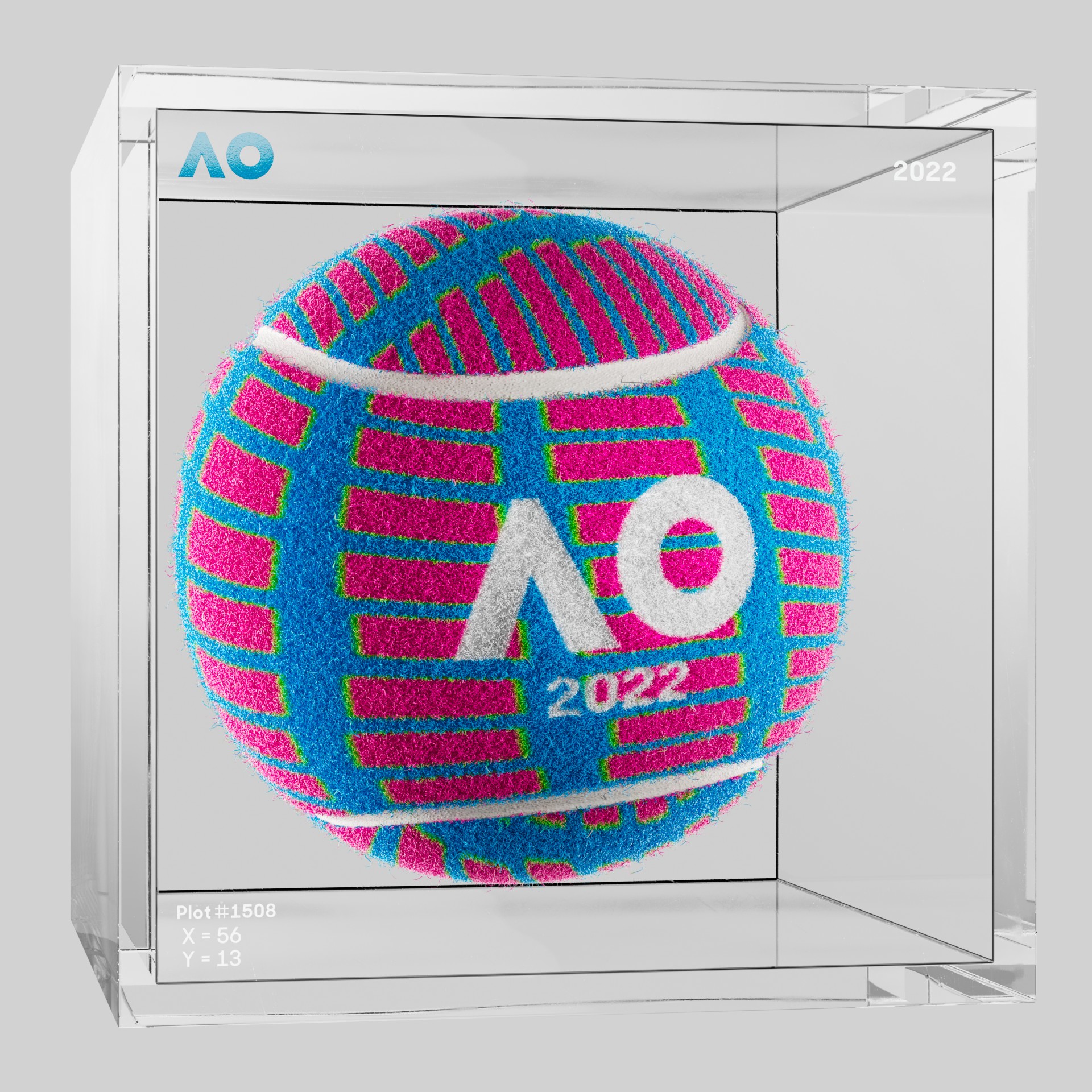 The Australian Open - The Australian Open Art Ball - AO Art Ball #3001 - NFT # 3001